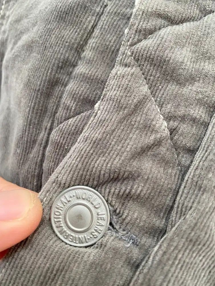 Japanese Brand × Vintage World Jeans International Trucker Coudroy Jacket Size US M / EU 48-50 / 2 - 5 Thumbnail