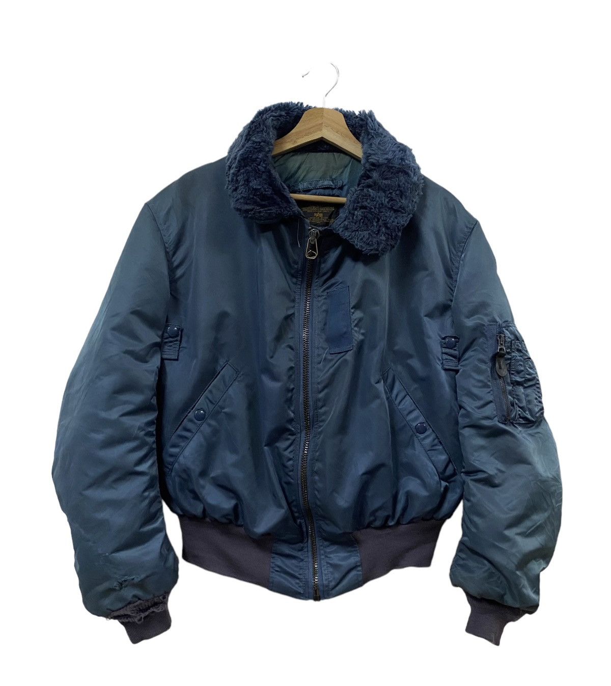 Alpha Industries × Vintage Vtg🔥80's Alpha Industries B-15c