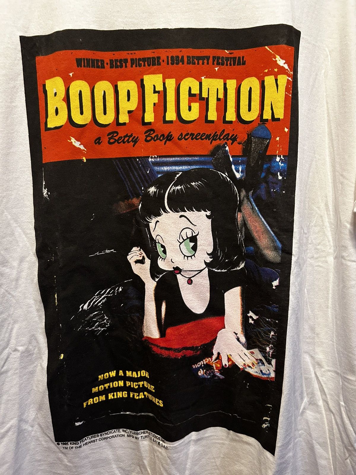 Vintage Vintage 95 Boop Fiction Betty Boop Paradoy T-Shirt XL | Grailed