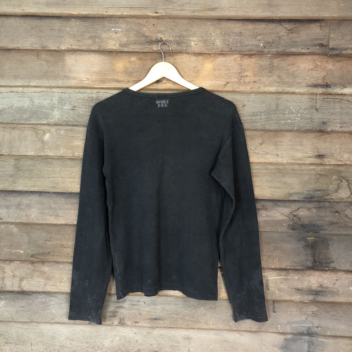 Avirex Avirex USA faded Black Sweatshirt #456B Size M / US 6-8 / IT 42-44 - 11 Thumbnail