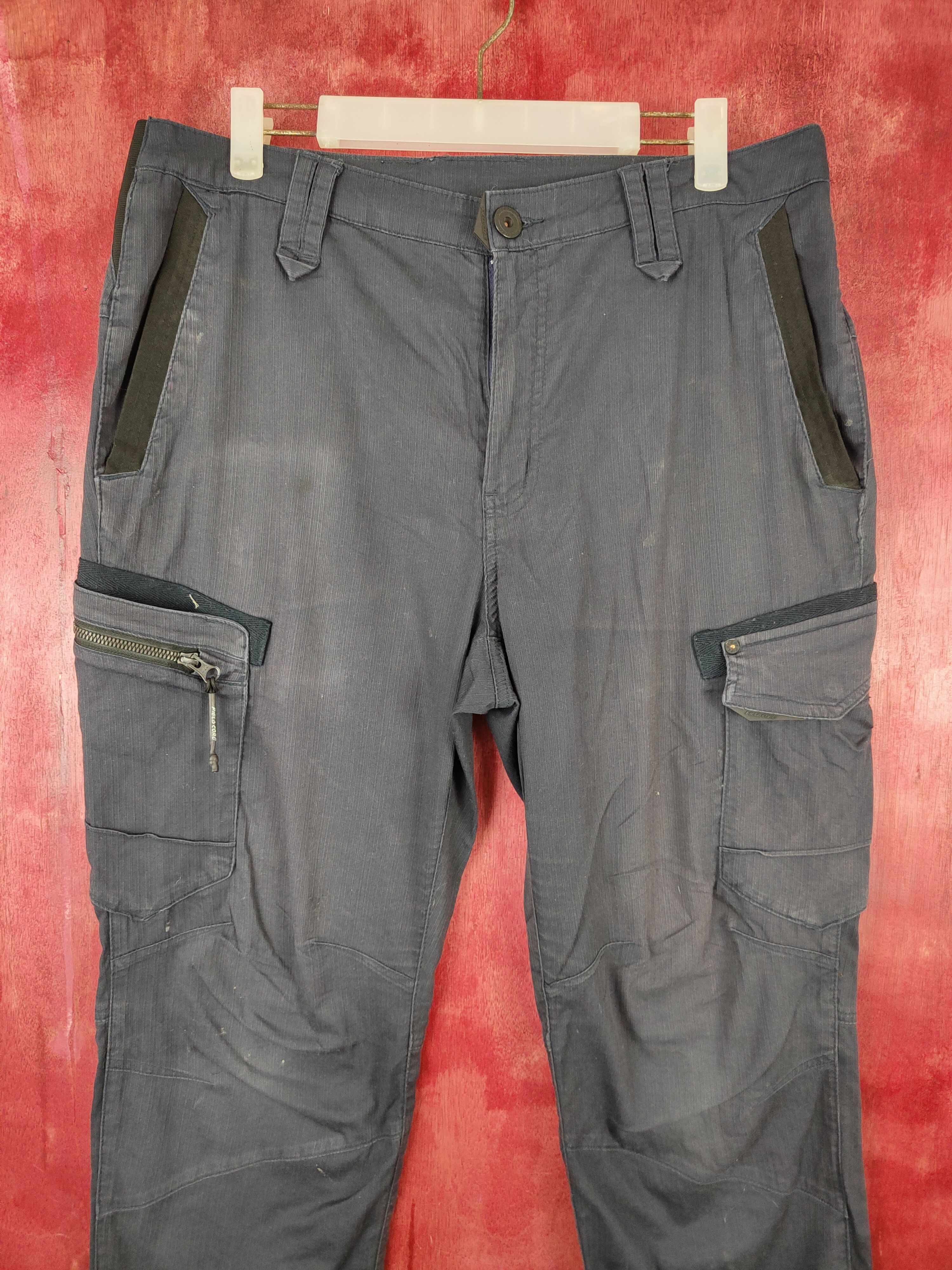 Japanese Brand Field Core-Cordura Multi Pocket Tactical Cargo Pants #S630 Size US 34 / EU 50 - 2 Thumbnail