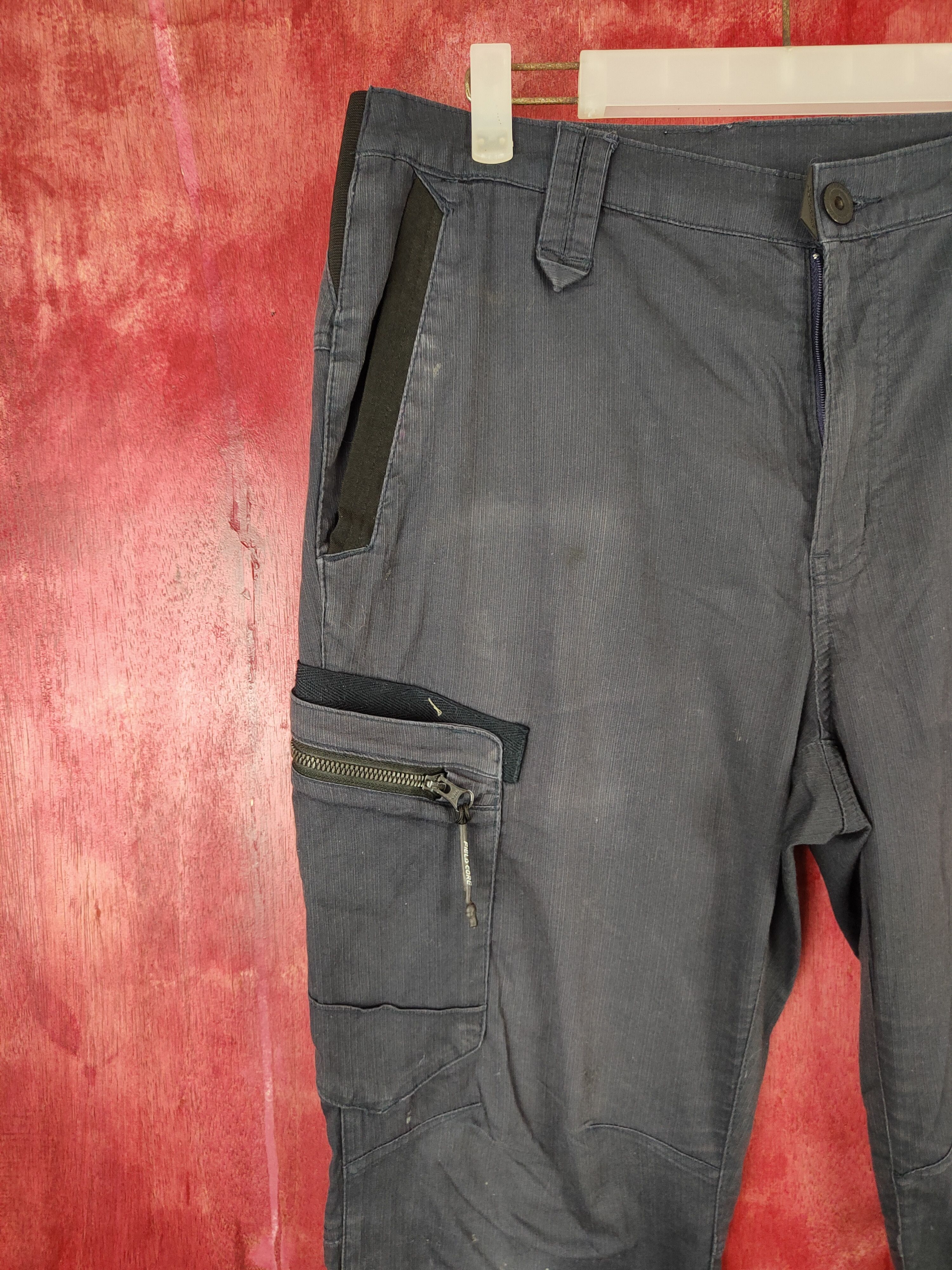 Japanese Brand Field Core-Cordura Multi Pocket Tactical Cargo Pants #S630 Size US 34 / EU 50 - 4 Thumbnail