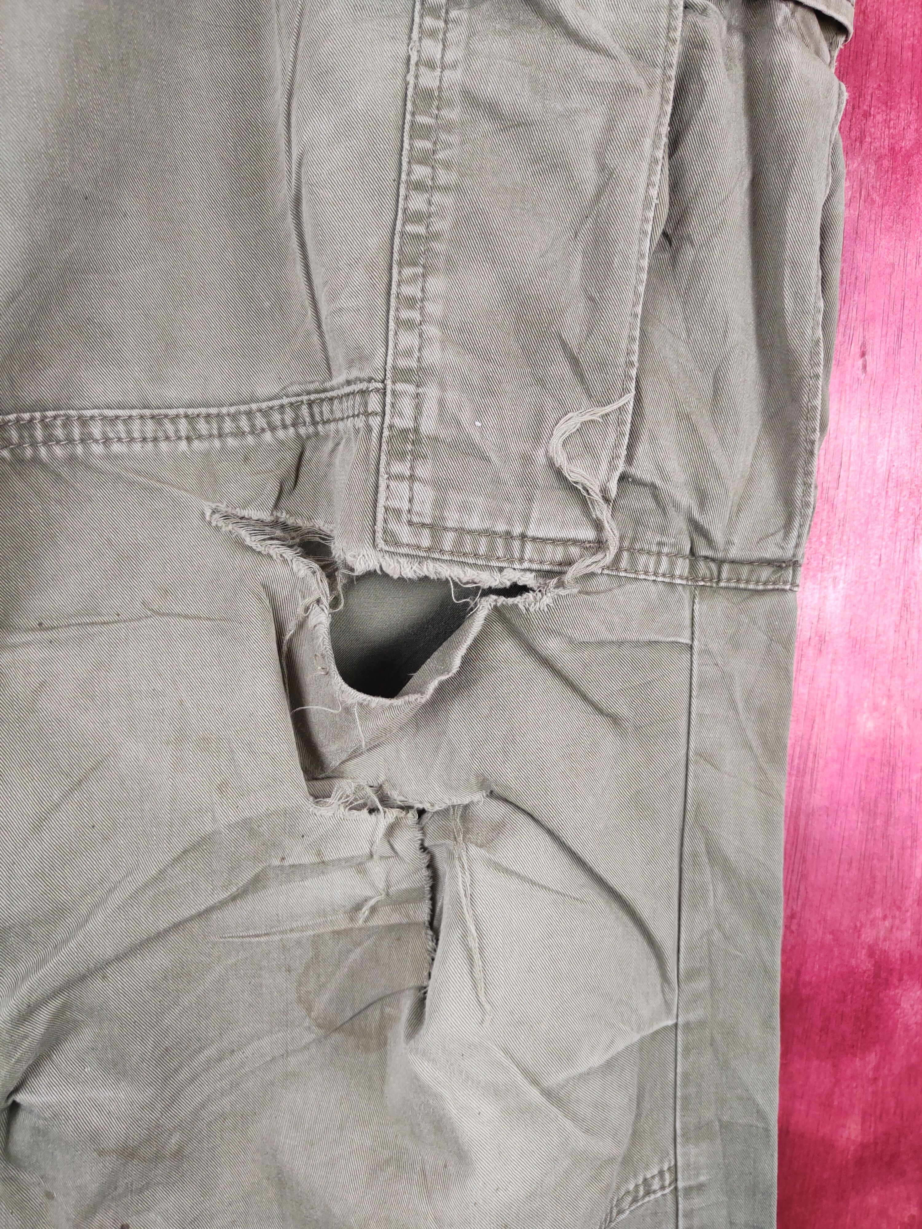 Japanese Brand Uniqlo Green Faded Multi Pocket Tactical Cargo Pants #S631 Size US 37 - 5 Thumbnail