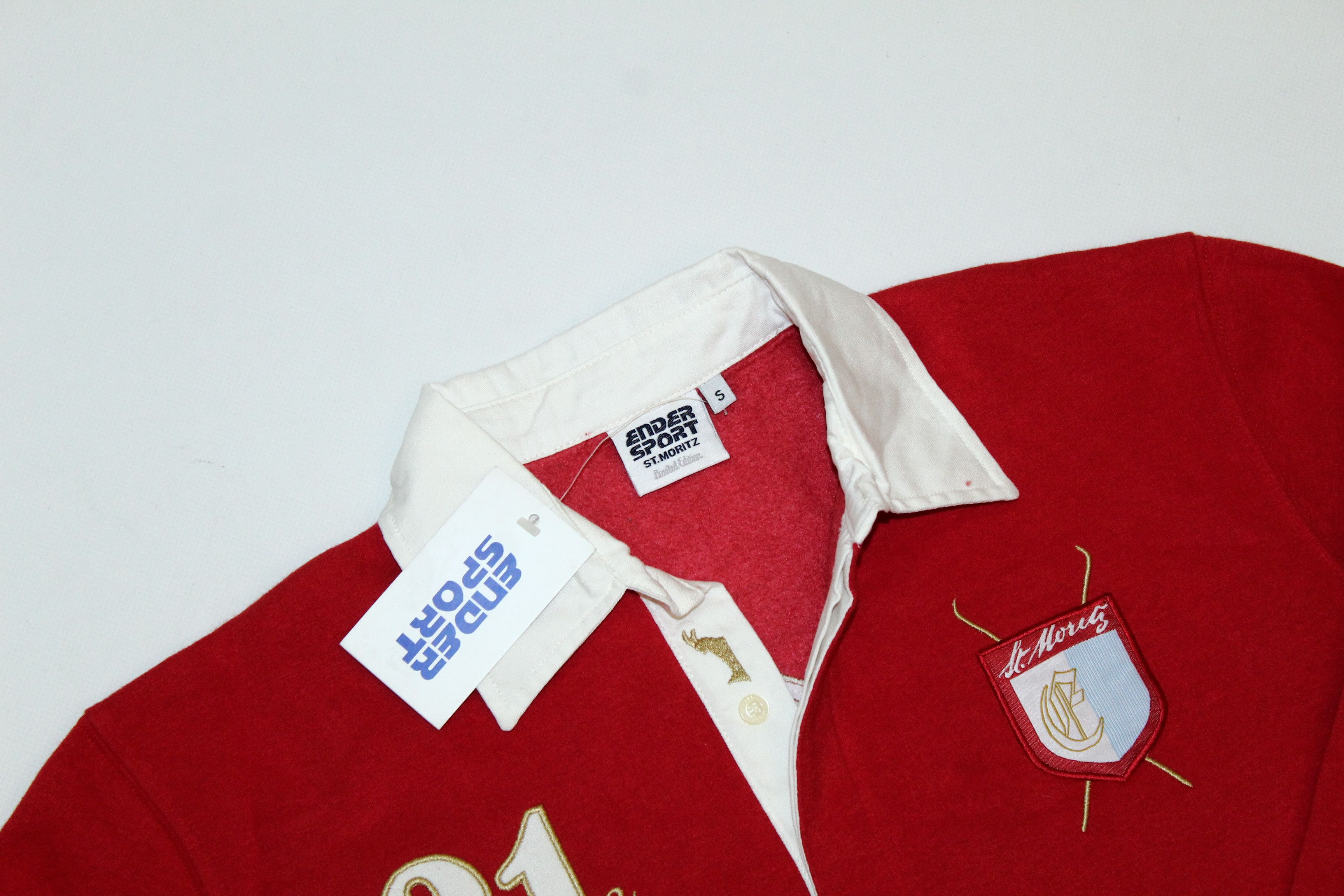 Sports Specialties 🔥St. Moritz Olympic Games Anniversary L/S Fleece lined Polo Size US S / EU 44-46 / 1 - 4 Thumbnail