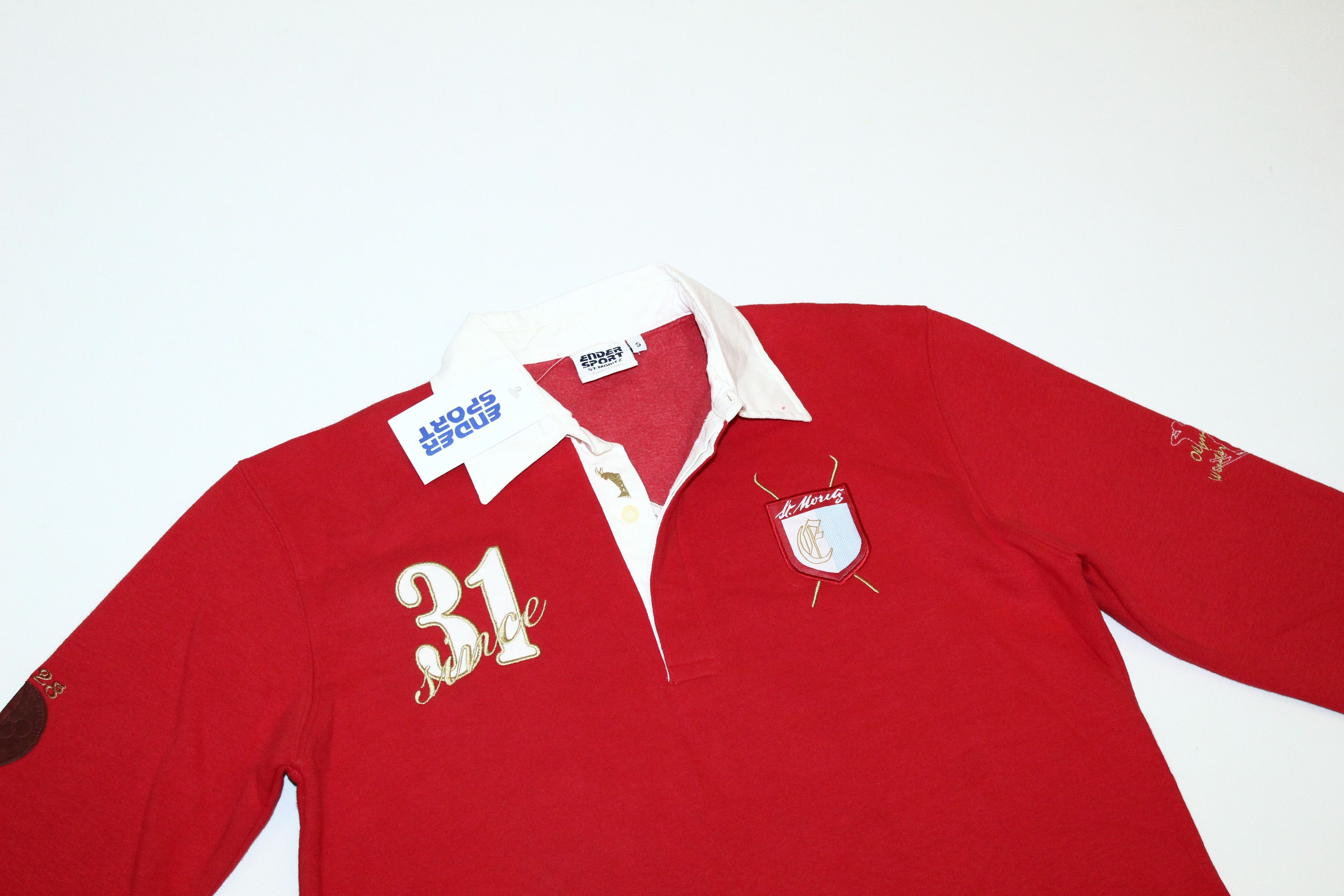 Sports Specialties 🔥St. Moritz Olympic Games Anniversary L/S Fleece lined Polo Size US S / EU 44-46 / 1 - 3 Thumbnail