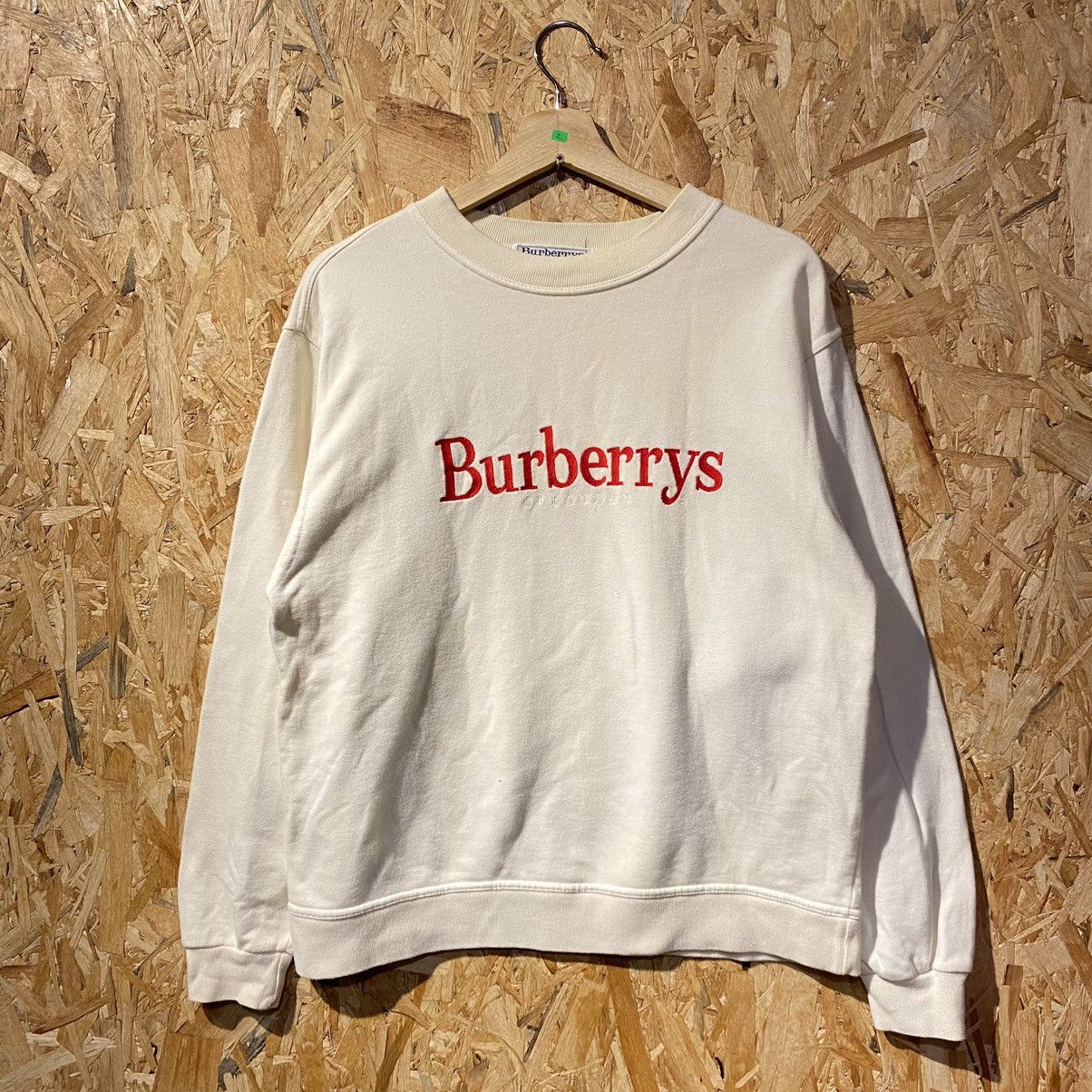 Burberry VINTAGE‼️Burberrys Of London Spell Out Embroidery Sweatshirt Size US M / EU 48-50 / 2 - 2 Thumbnail