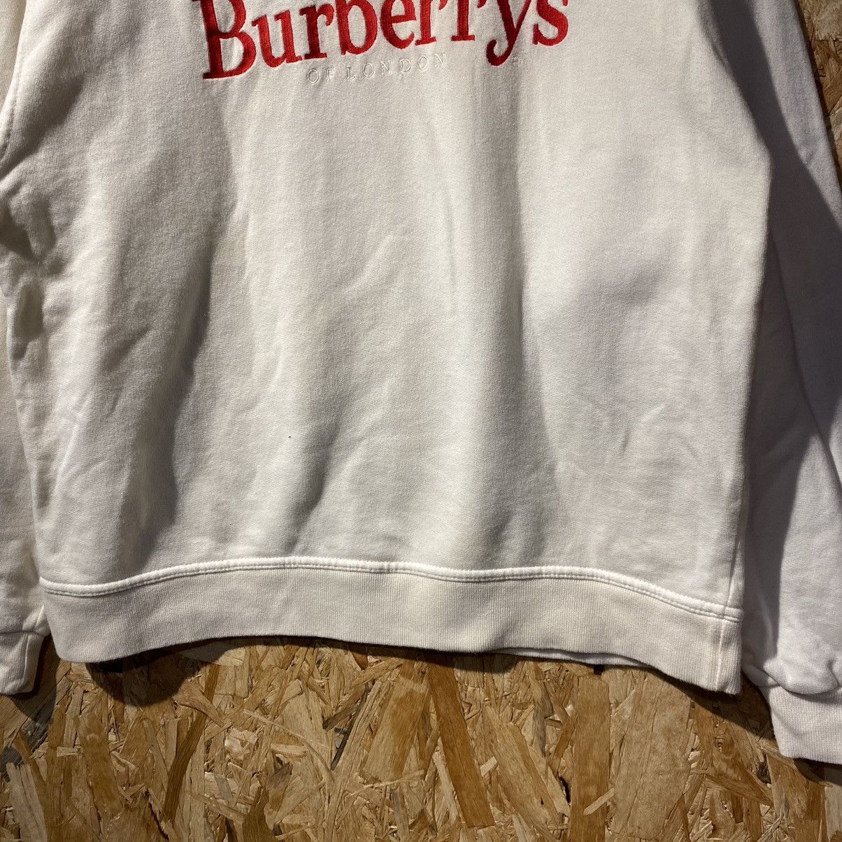 Burberry VINTAGE‼️Burberrys Of London Spell Out Embroidery Sweatshirt Size US M / EU 48-50 / 2 - 7 Thumbnail
