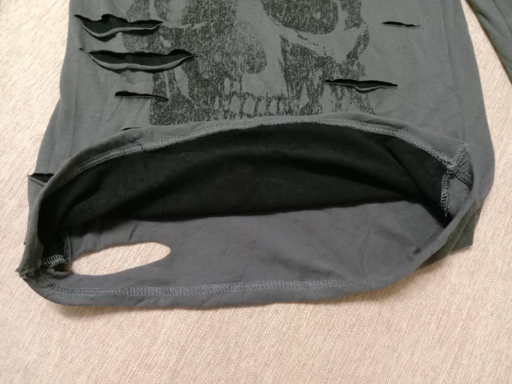 Japanese Brand DISTRESSED DESIGN SWAGGER ENDURE LONG SLEEVE SKULL T SHIRT Size M / US 6-8 / IT 42-44 - 14 Thumbnail