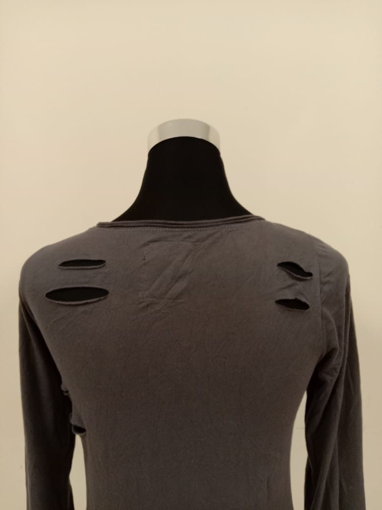 Japanese Brand DISTRESSED DESIGN SWAGGER ENDURE LONG SLEEVE SKULL T SHIRT Size M / US 6-8 / IT 42-44 - 10 Thumbnail