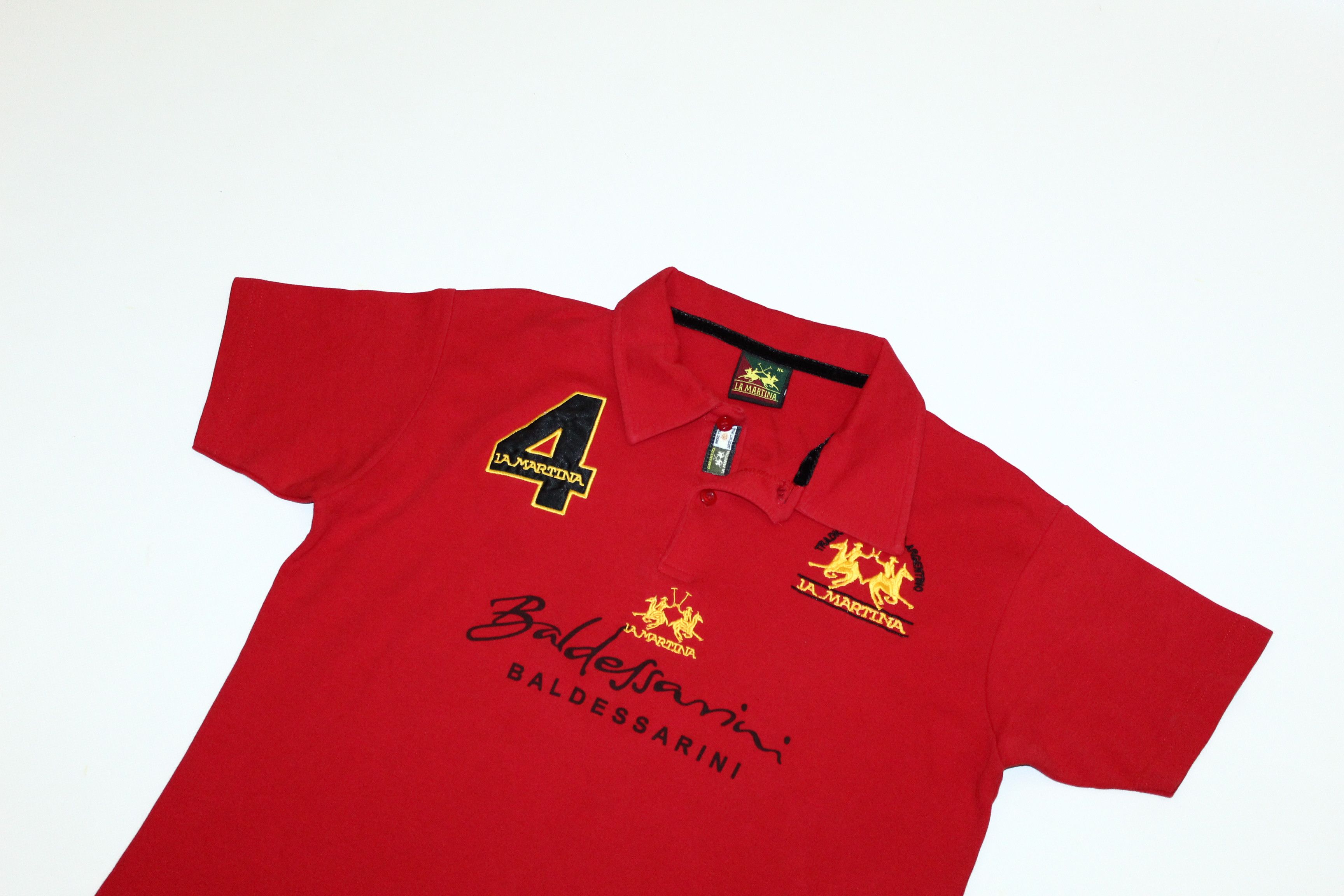 La Martina VTG La Martina x Baldessarini Team S/S Polo Shirt Size US M / EU 48-50 / 2 - 4 Thumbnail