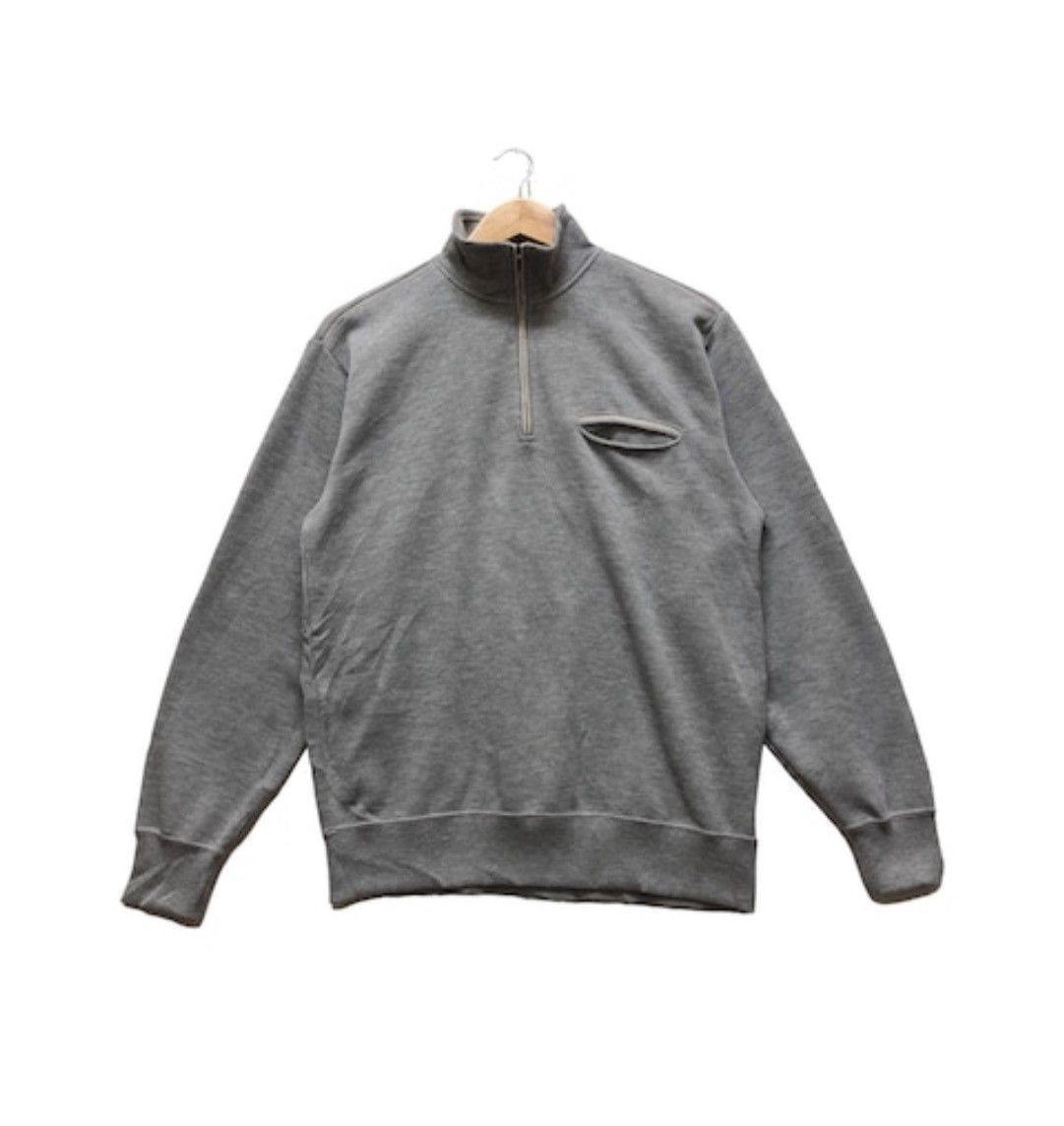 Macchio Sweatshirt plain Half Zipper Single Pocket Pullover