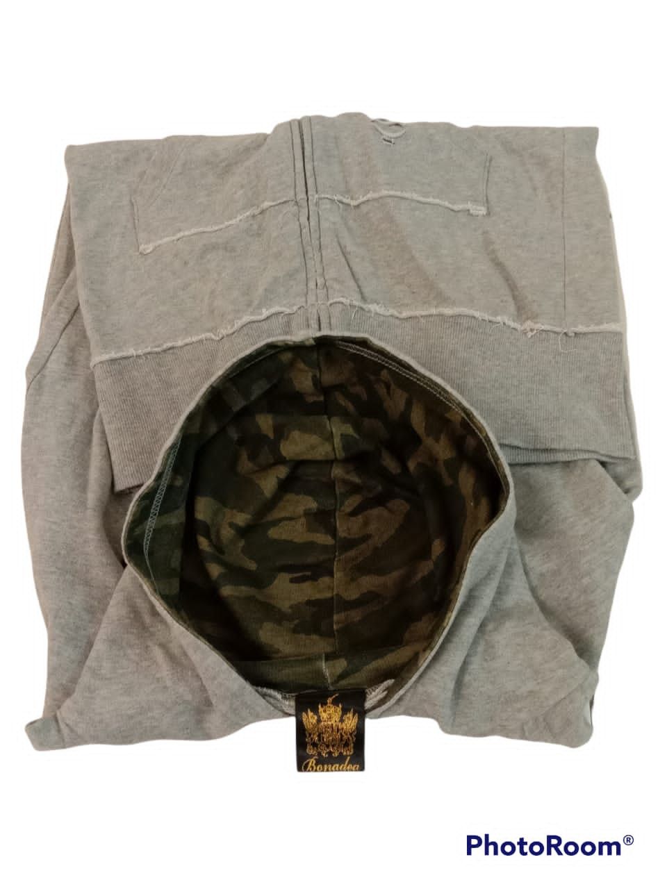 Japanese Brand BONA DEA DISTRESSED DESIGN LONG CAMOO HOODIE SWEATER Size M / US 6-8 / IT 42-44 - 16 Thumbnail