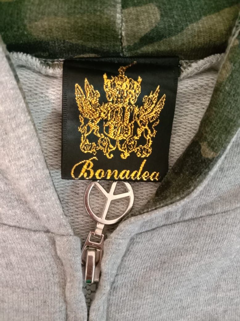 Japanese Brand BONA DEA DISTRESSED DESIGN LONG CAMOO HOODIE SWEATER Size M / US 6-8 / IT 42-44 - 5 Thumbnail
