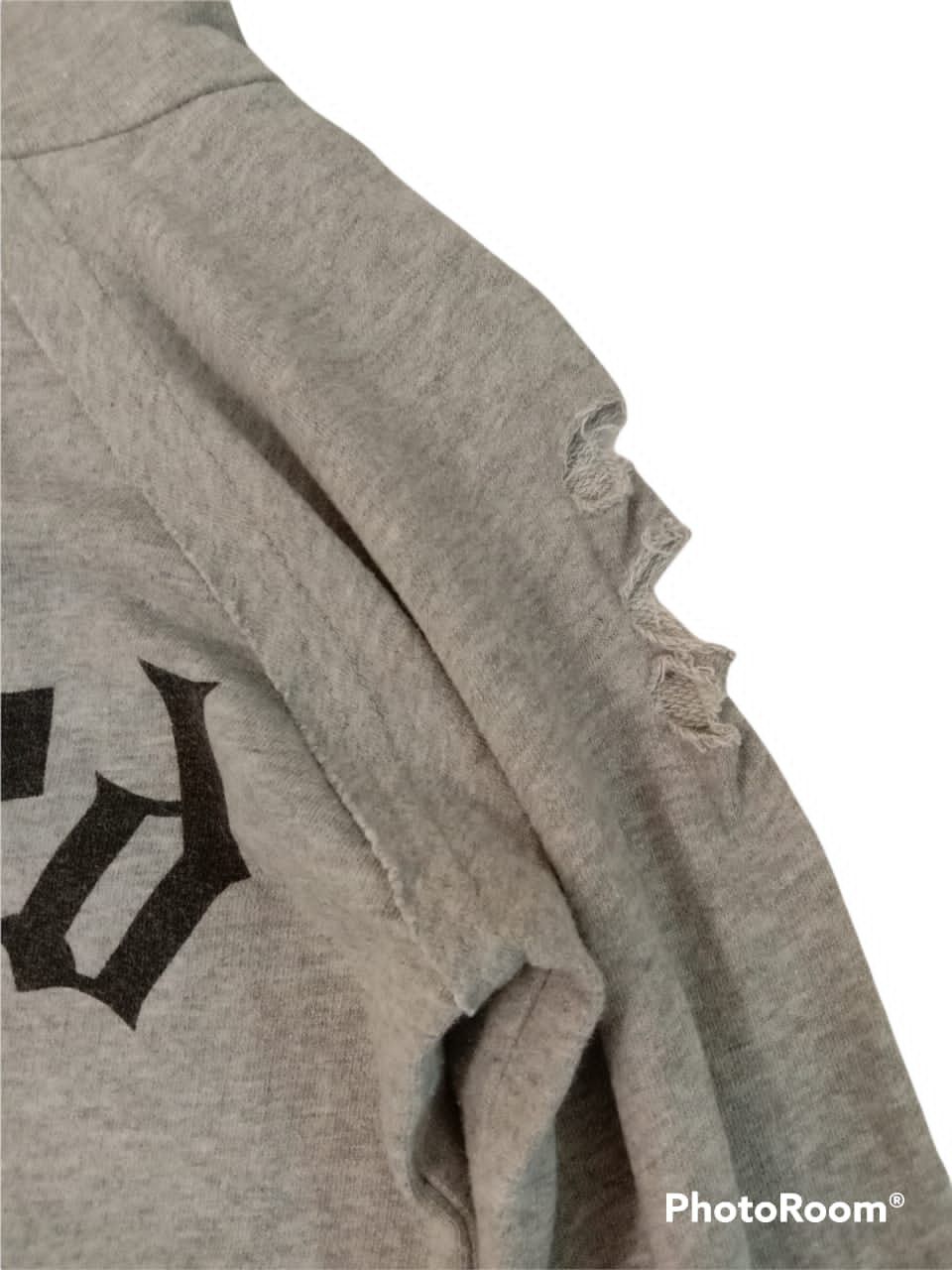 Japanese Brand BONA DEA DISTRESSED DESIGN LONG CAMOO HOODIE SWEATER Size M / US 6-8 / IT 42-44 - 13 Thumbnail