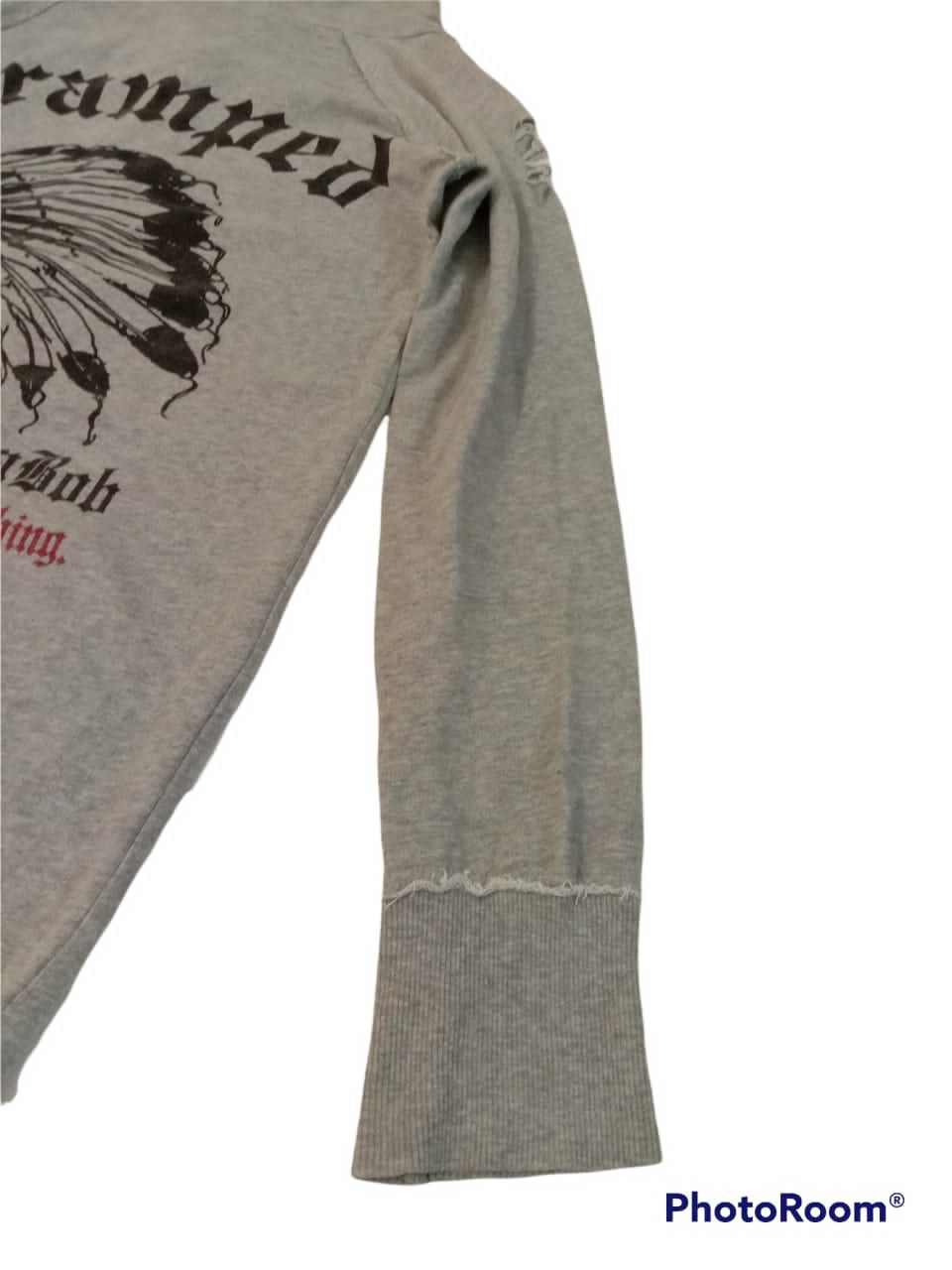 Japanese Brand BONA DEA DISTRESSED DESIGN LONG CAMOO HOODIE SWEATER Size M / US 6-8 / IT 42-44 - 21 Thumbnail