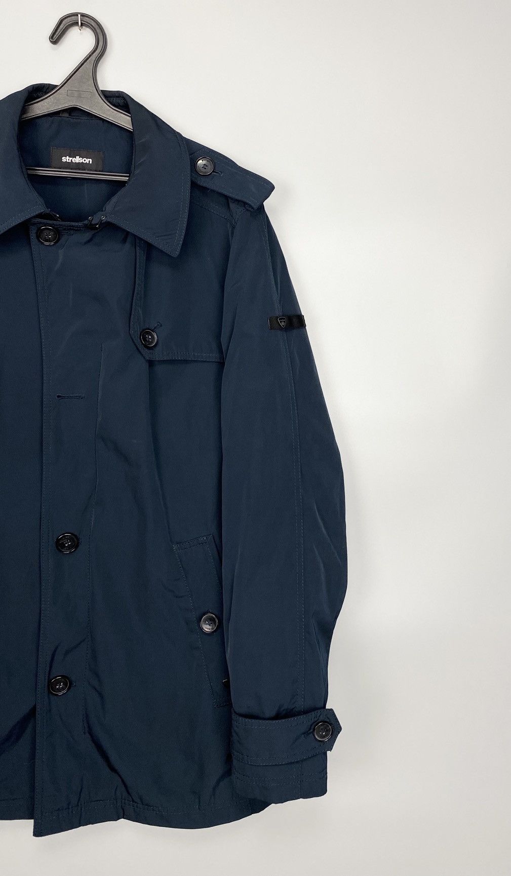 Strellson Strellson Benron Navy Trench Size US L / EU 52-54 / 3 - 3 Thumbnail