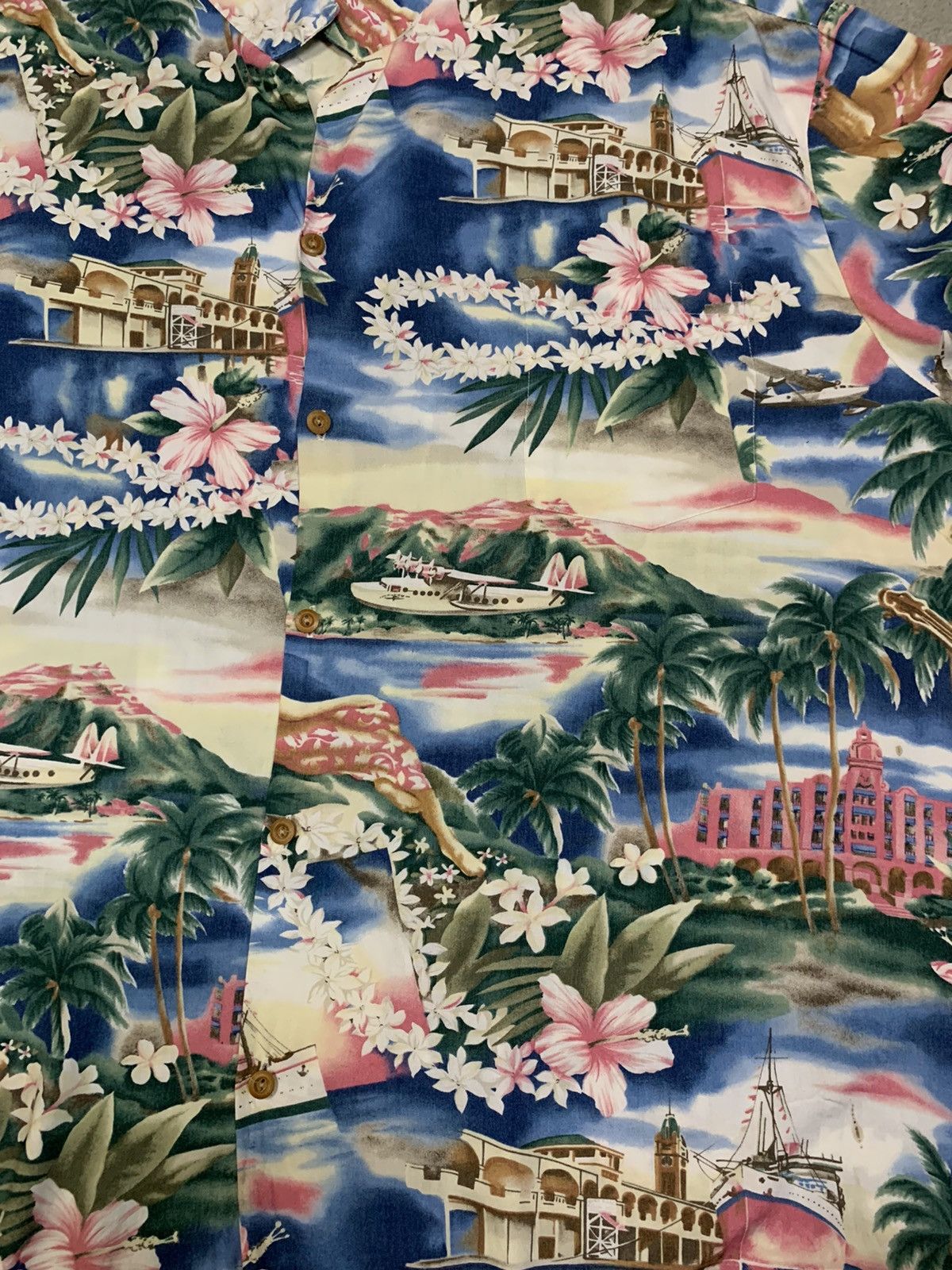 Other Vintage Diamond Head Hawaii Rayon 4X- Large shirt Size US XXL / EU 58 / 5 - 17 Thumbnail