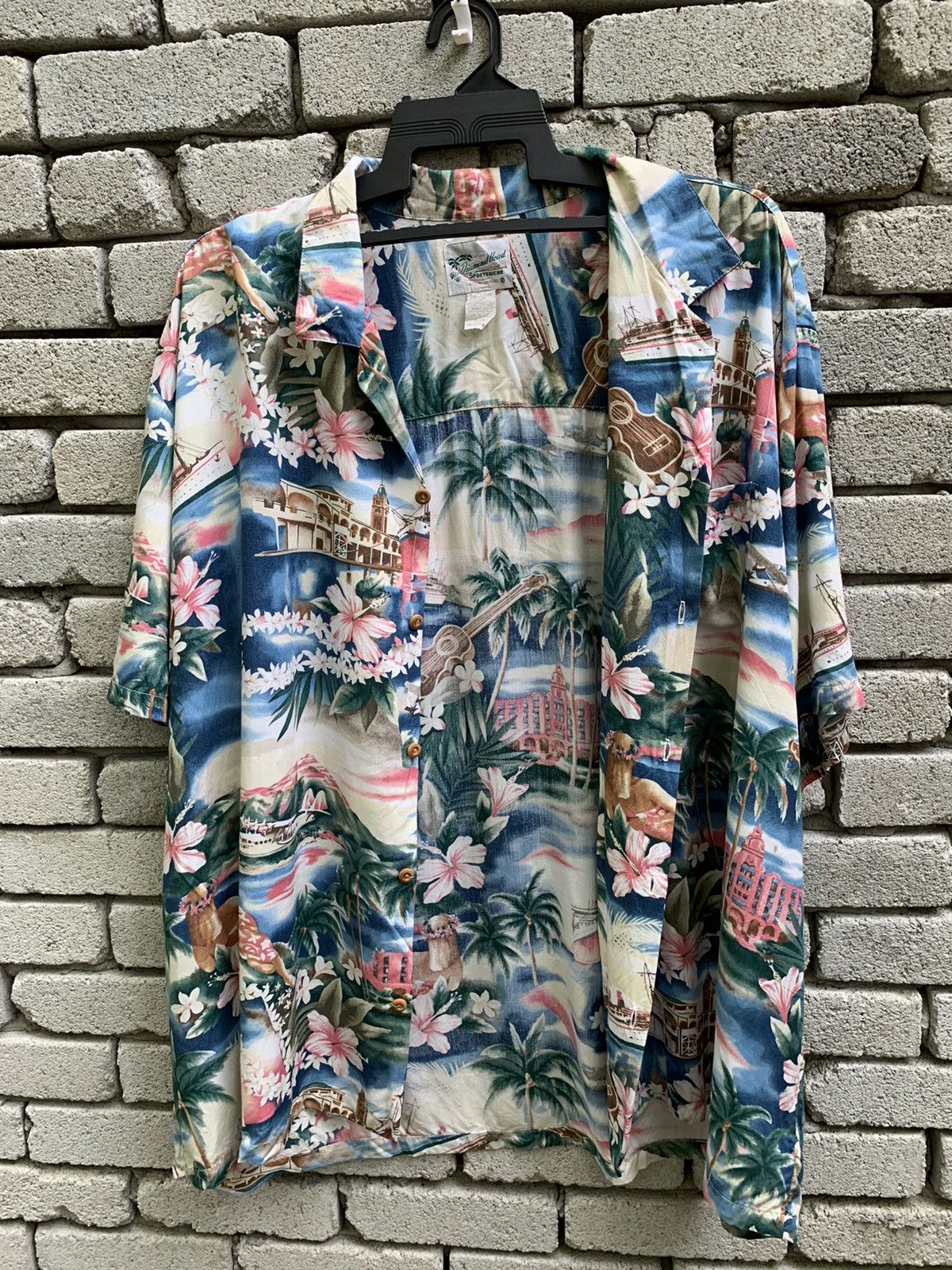 Other Vintage Diamond Head Hawaii Rayon 4X- Large shirt Size US XXL / EU 58 / 5 - 12 Thumbnail