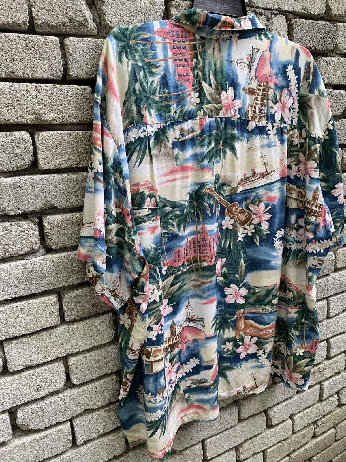 Other Vintage Diamond Head Hawaii Rayon 4X- Large shirt Size US XXL / EU 58 / 5 - 6 Thumbnail
