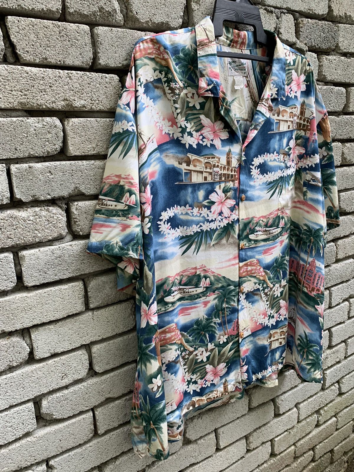 Other Vintage Diamond Head Hawaii Rayon 4X- Large shirt Size US XXL / EU 58 / 5 - 3 Thumbnail