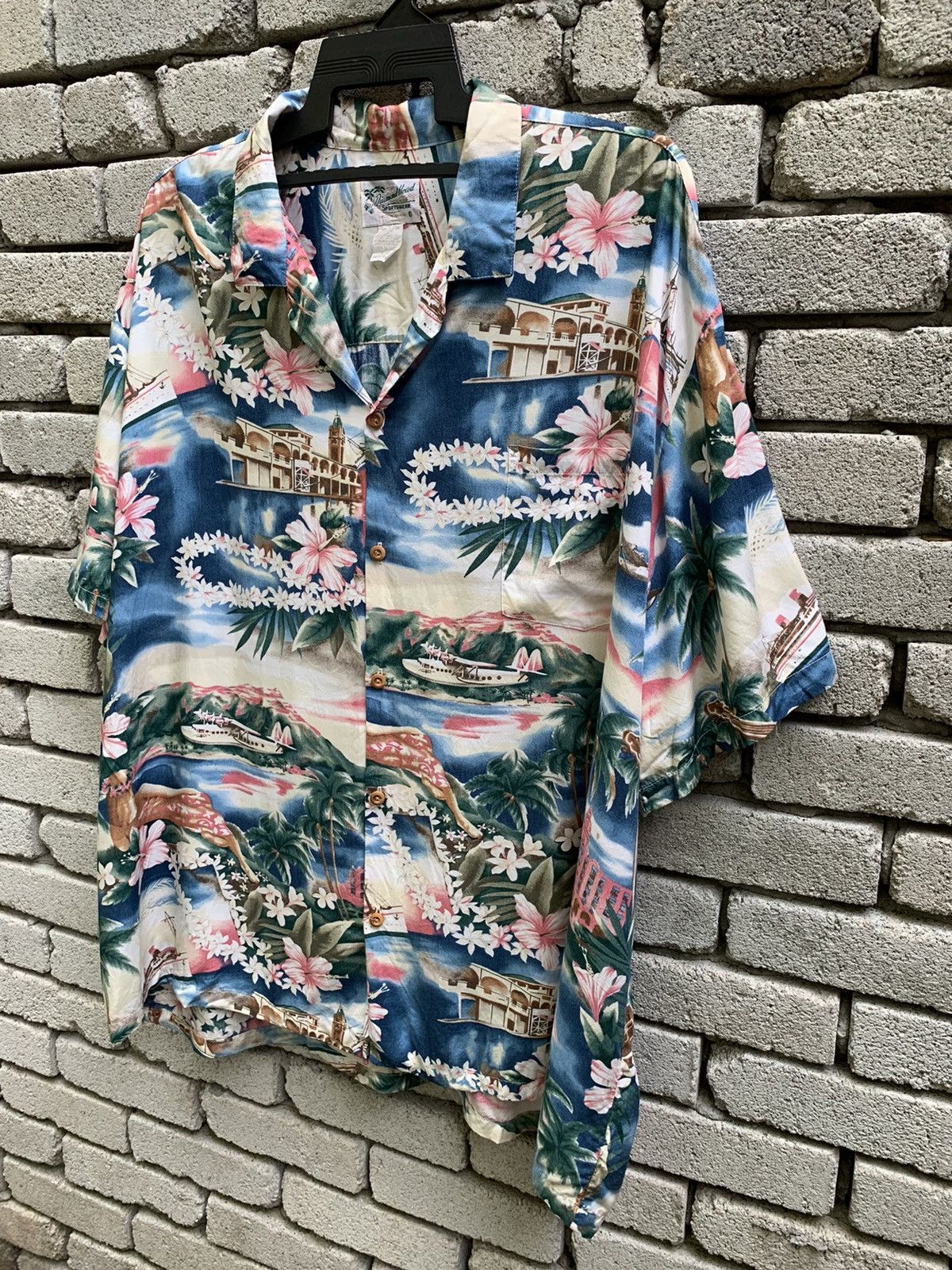 Other Vintage Diamond Head Hawaii Rayon 4X- Large shirt Size US XXL / EU 58 / 5 - 4 Thumbnail