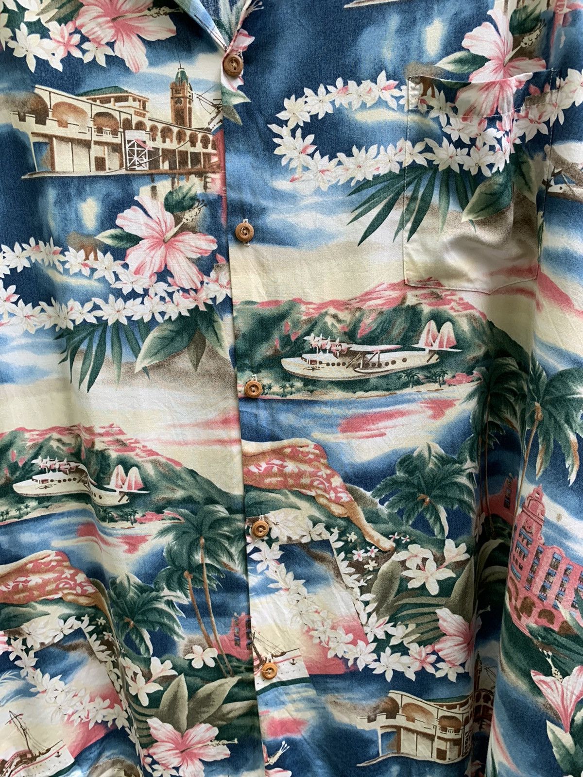 Other Vintage Diamond Head Hawaii Rayon 4X- Large shirt Size US XXL / EU 58 / 5 - 9 Thumbnail