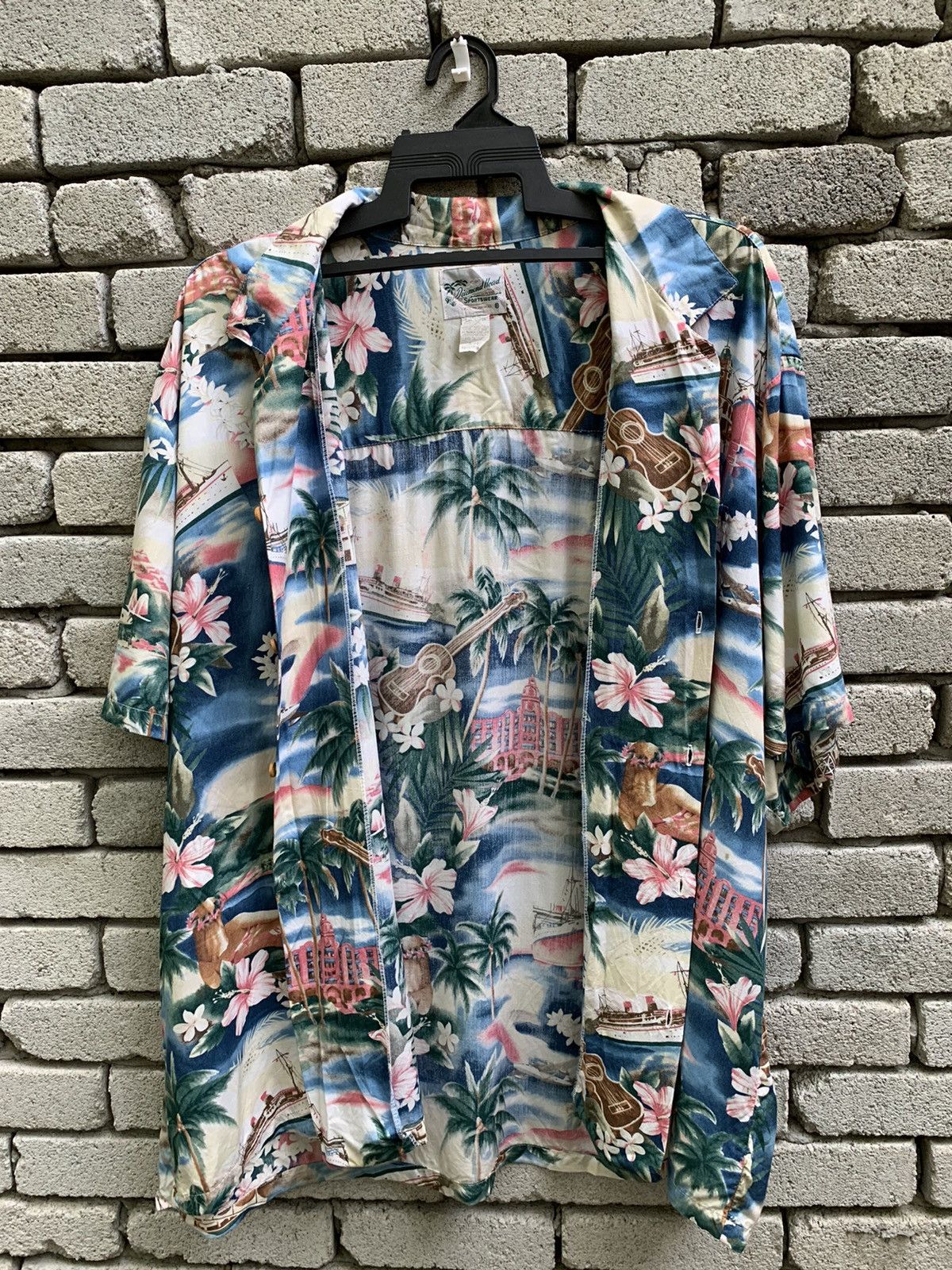 Other Vintage Diamond Head Hawaii Rayon 4X- Large shirt Size US XXL / EU 58 / 5 - 11 Thumbnail