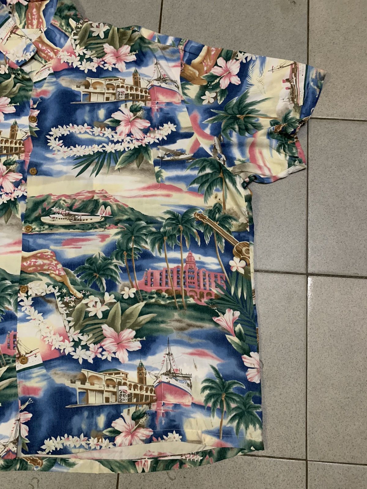 Other Vintage Diamond Head Hawaii Rayon 4X- Large shirt Size US XXL / EU 58 / 5 - 19 Thumbnail