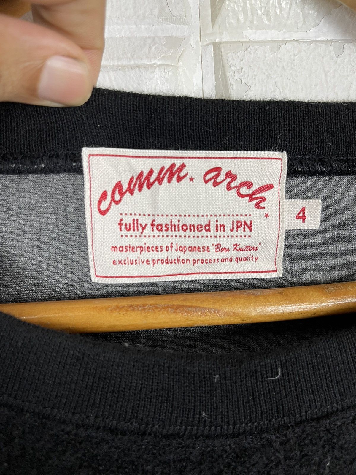 Japanese Brand Black Boru Knitters Japan from Baby Alpaca Wool Size US M / EU 48-50 / 2 - 4 Thumbnail