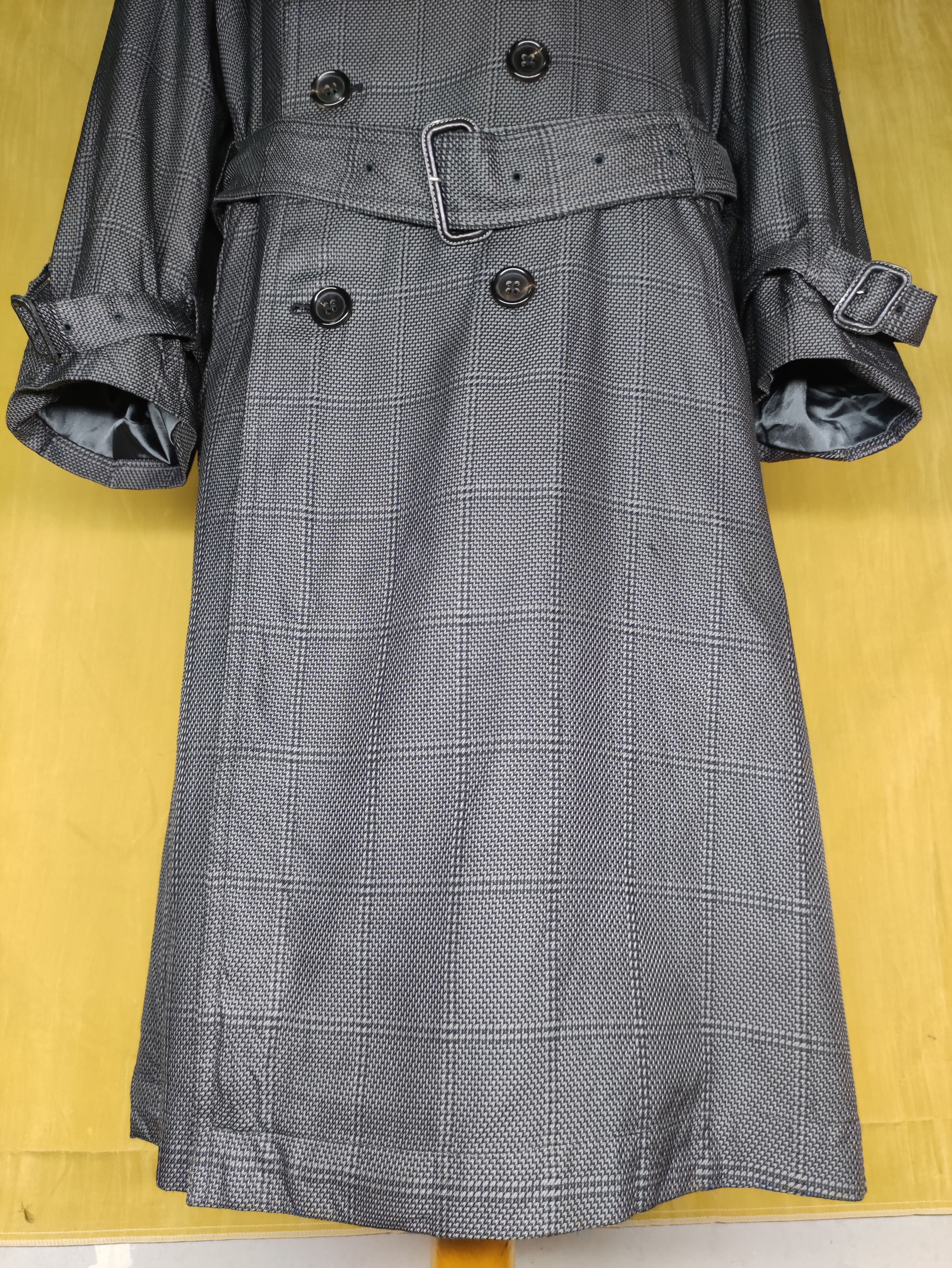 Christian Dior Monsieur A27 Vintage Christian Dior Monsieur Grey Trench Coat Size US L / EU 52-54 / 3 - 5 Thumbnail