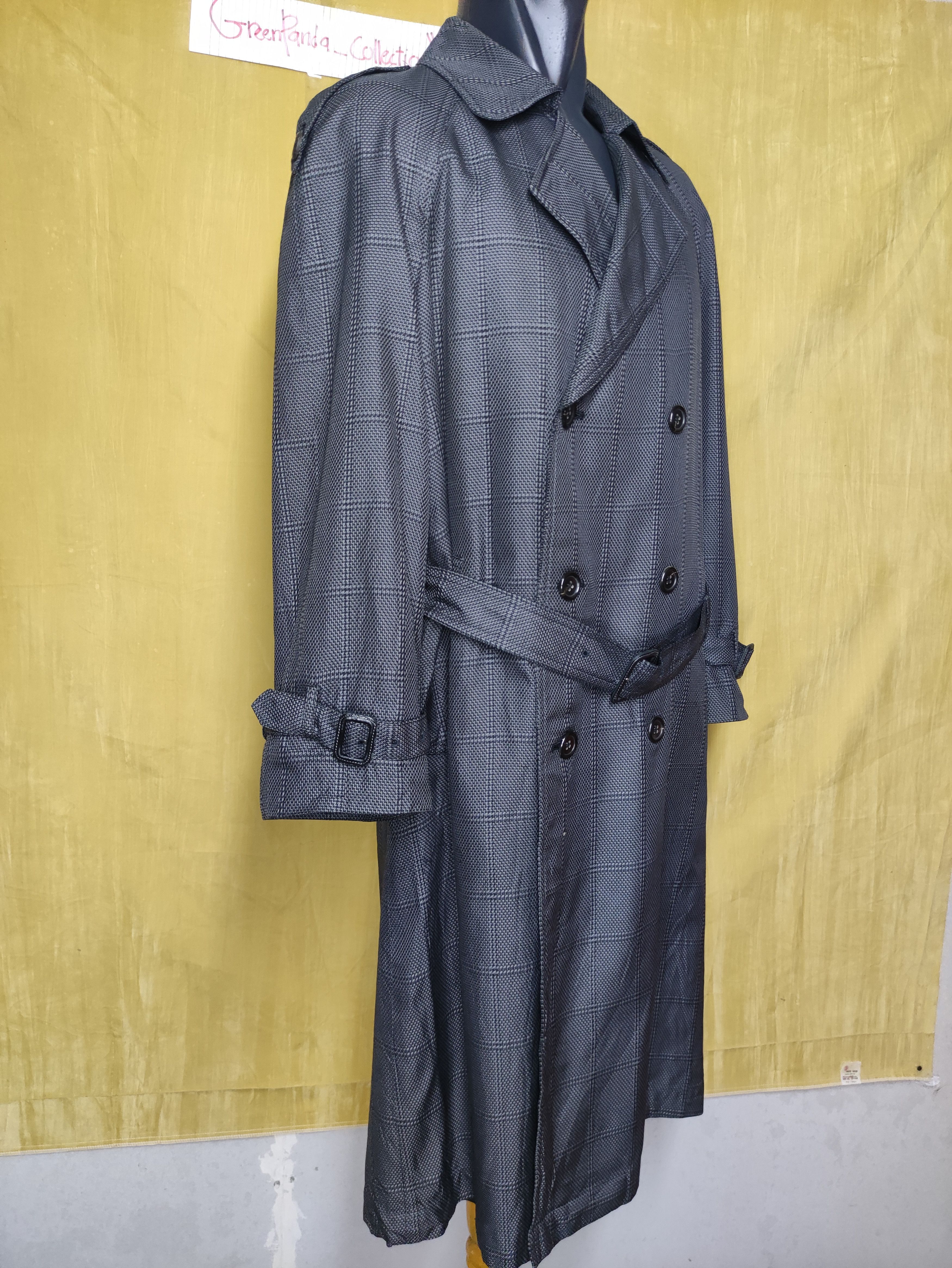 Christian Dior Monsieur A27 Vintage Christian Dior Monsieur Grey Trench Coat Size US L / EU 52-54 / 3 - 3 Thumbnail