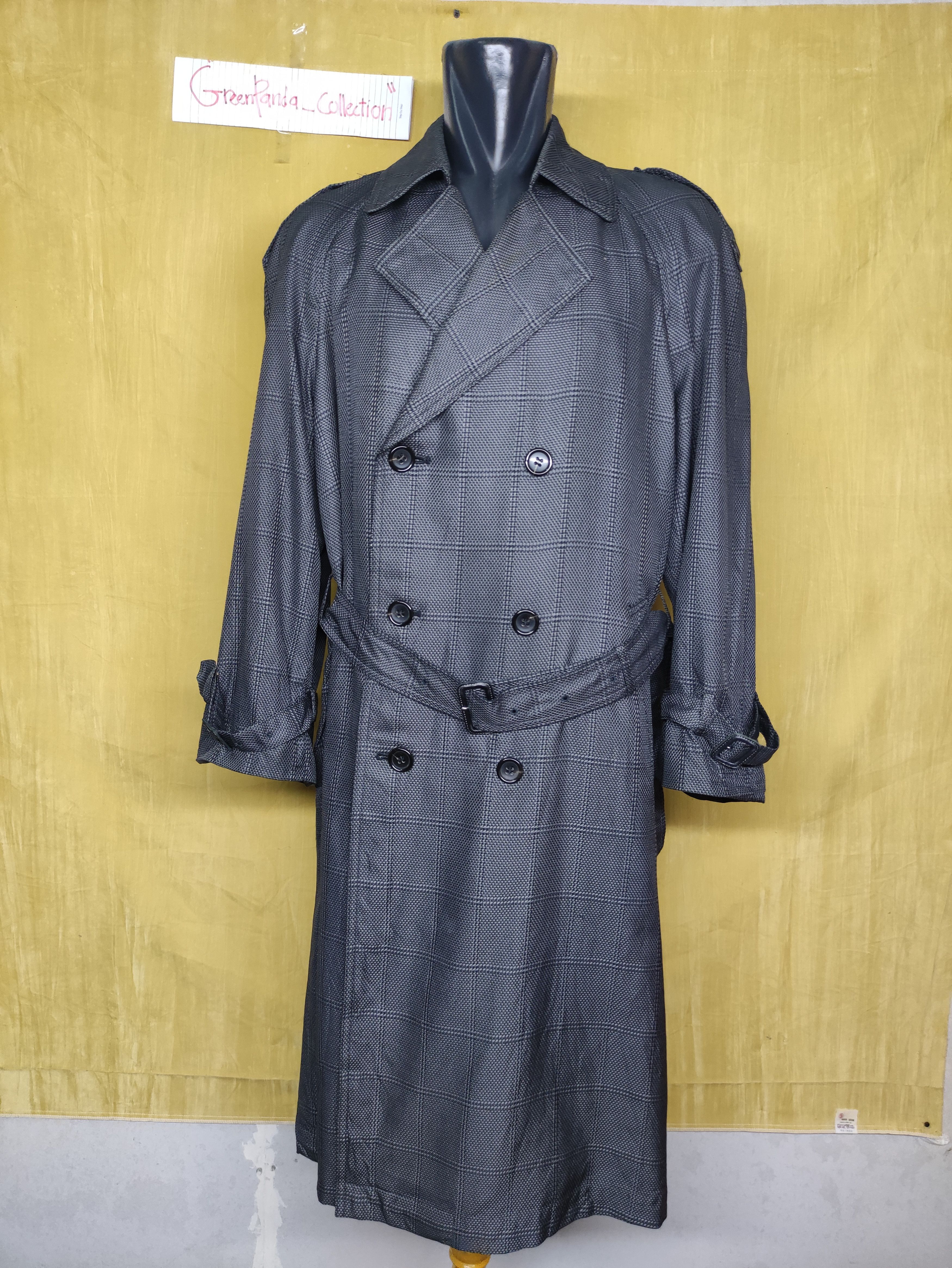 Christian Dior Monsieur A27 Vintage Christian Dior Monsieur Grey Trench Coat Size US L / EU 52-54 / 3 - 1 Thumbnail