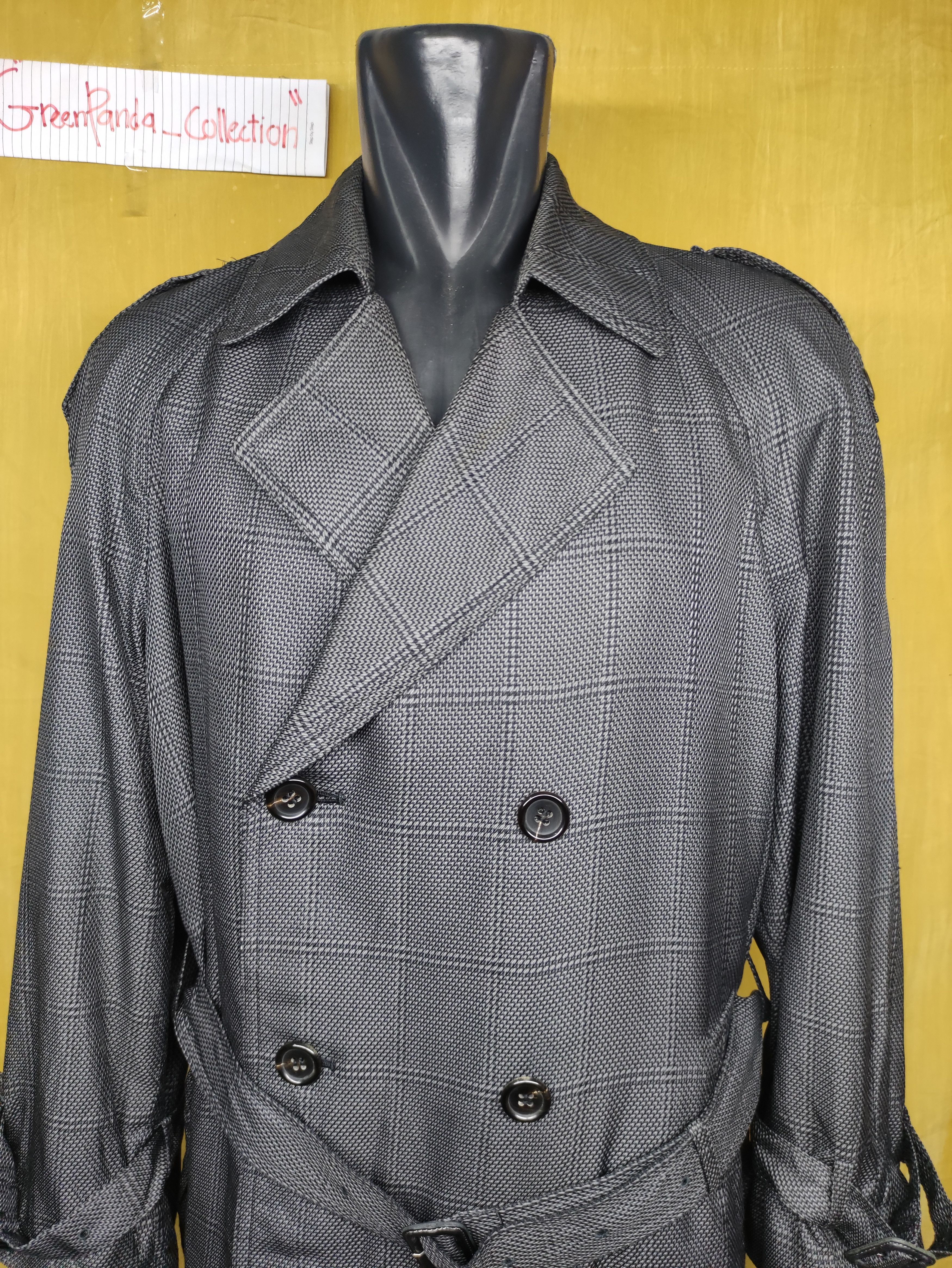 Christian Dior Monsieur A27 Vintage Christian Dior Monsieur Grey Trench Coat Size US L / EU 52-54 / 3 - 6 Thumbnail