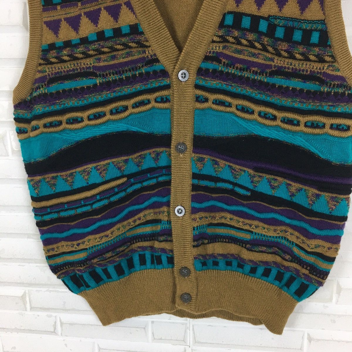 Other JAPANESE NAVAJO KNIT VEST Size US M / EU 48-50 / 2 - 3 Thumbnail