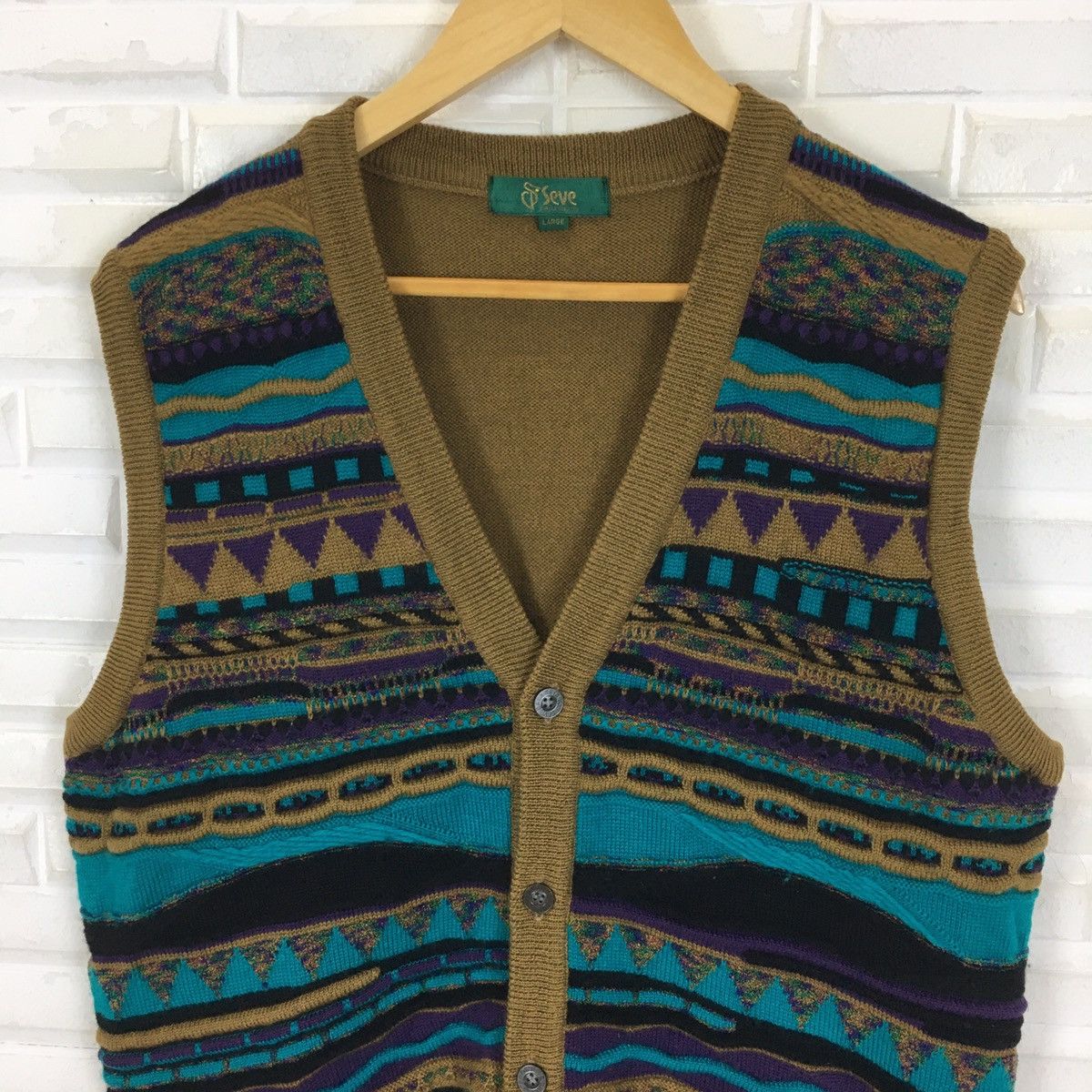 Other JAPANESE NAVAJO KNIT VEST Size US M / EU 48-50 / 2 - 4 Thumbnail