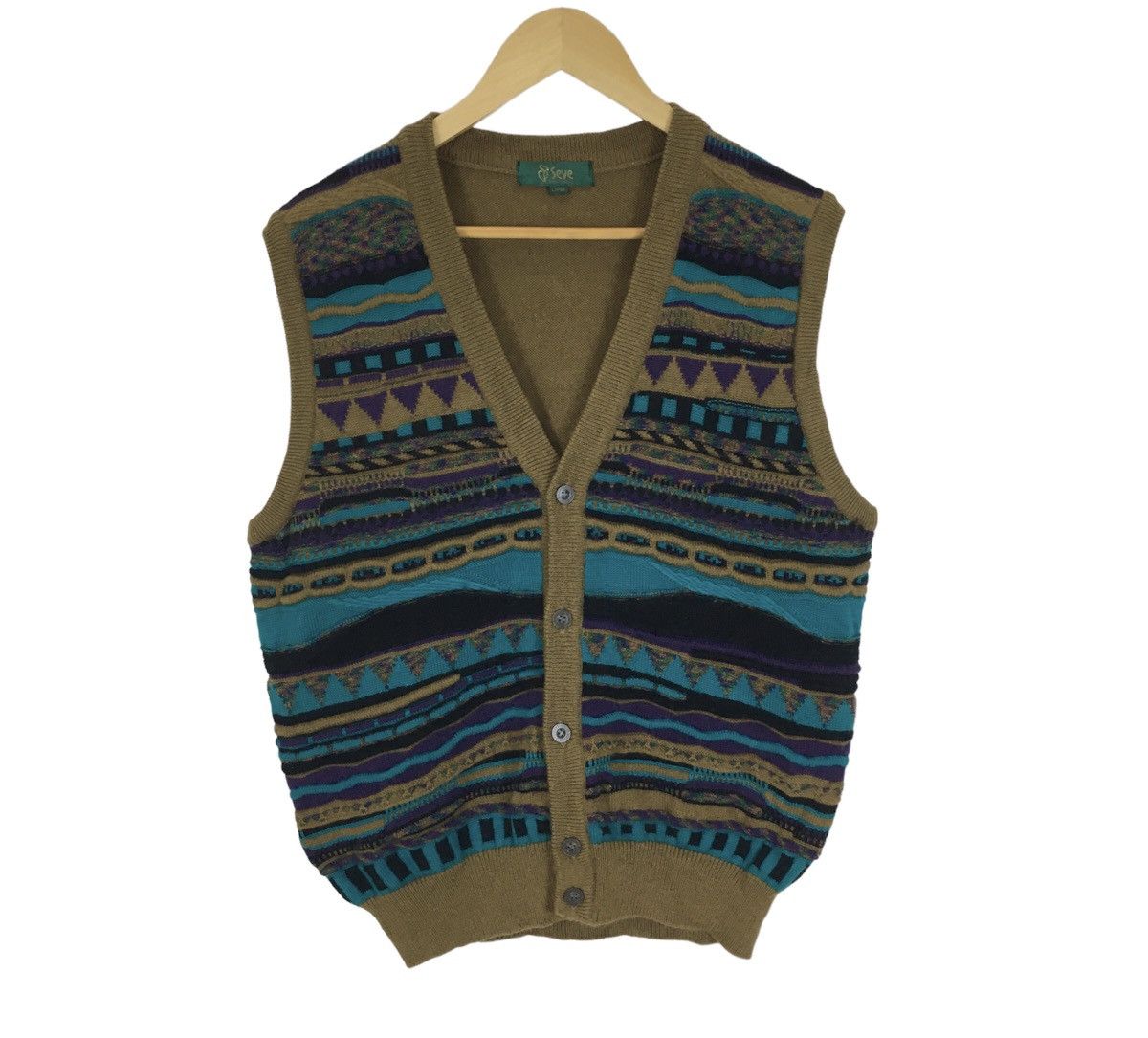 Other JAPANESE NAVAJO KNIT VEST Size US M / EU 48-50 / 2 - 1 Thumbnail