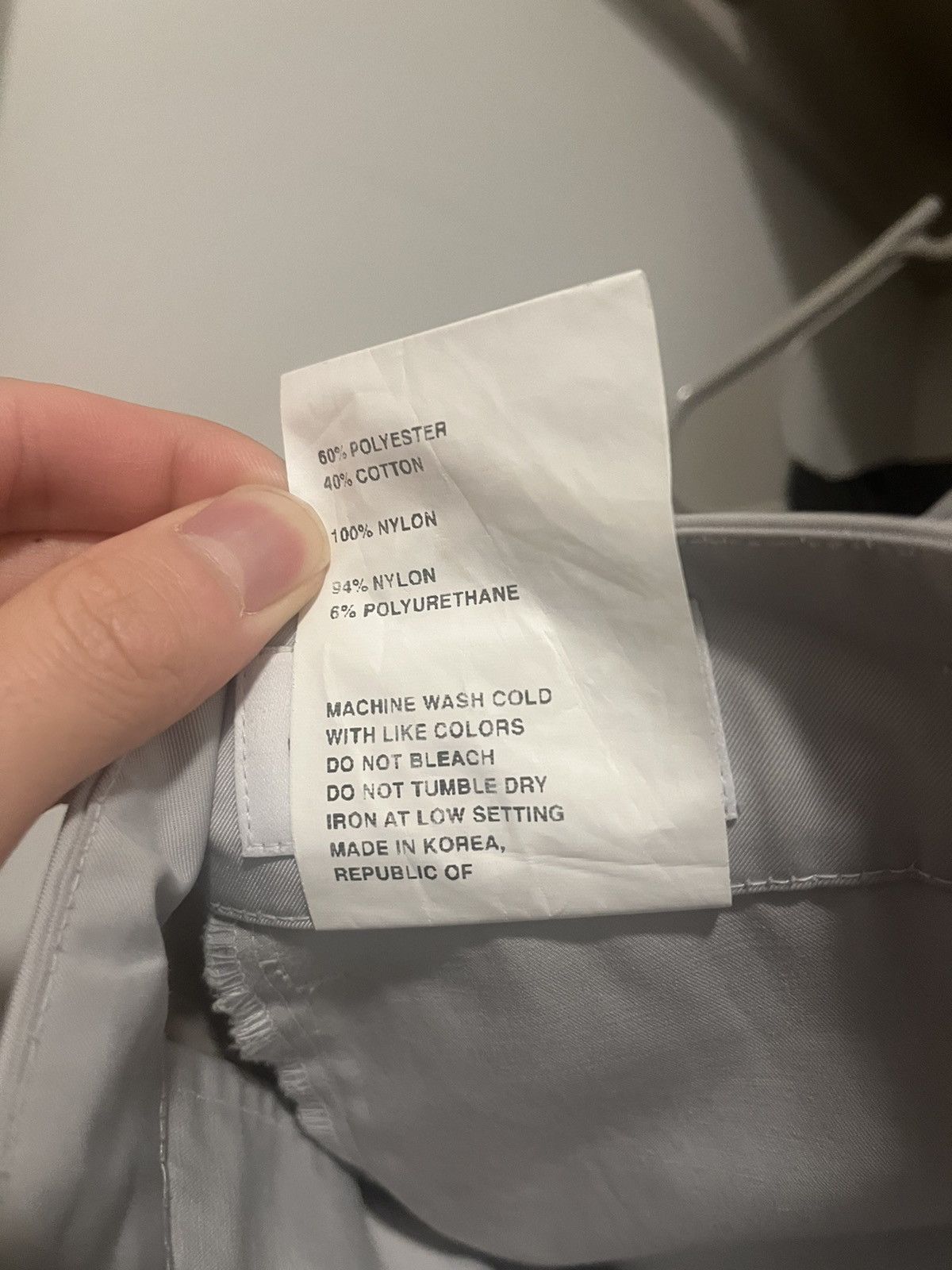 POST ARCHIVE FACTION (PAF) Technical pants right Ivory Size US 30 / EU 46 - 6 Thumbnail
