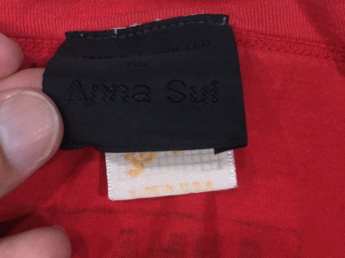 Designer × Vintage Vintage jerzees designer anna sui spell out shirt Size US M / EU 48-50 / 2 - 6 Thumbnail