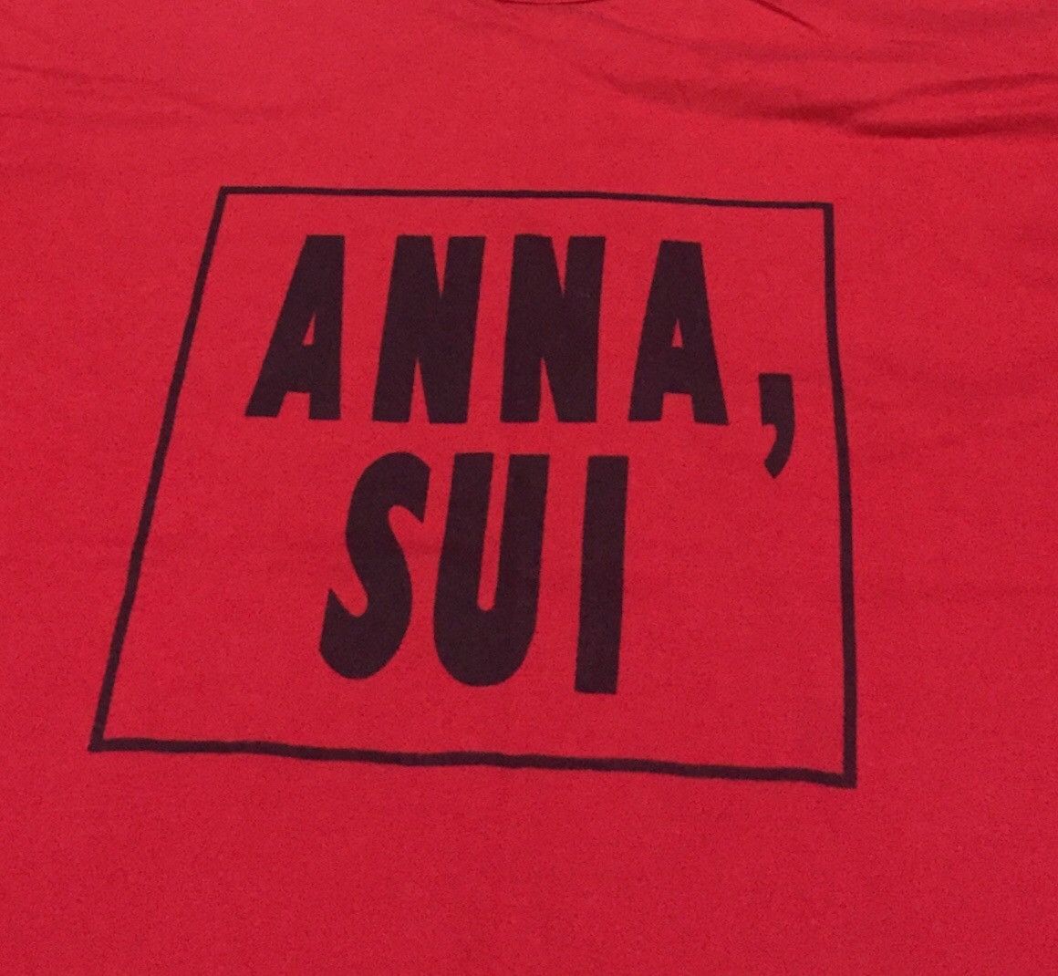 Designer × Vintage Vintage jerzees designer anna sui spell out shirt Size US M / EU 48-50 / 2 - 3 Thumbnail