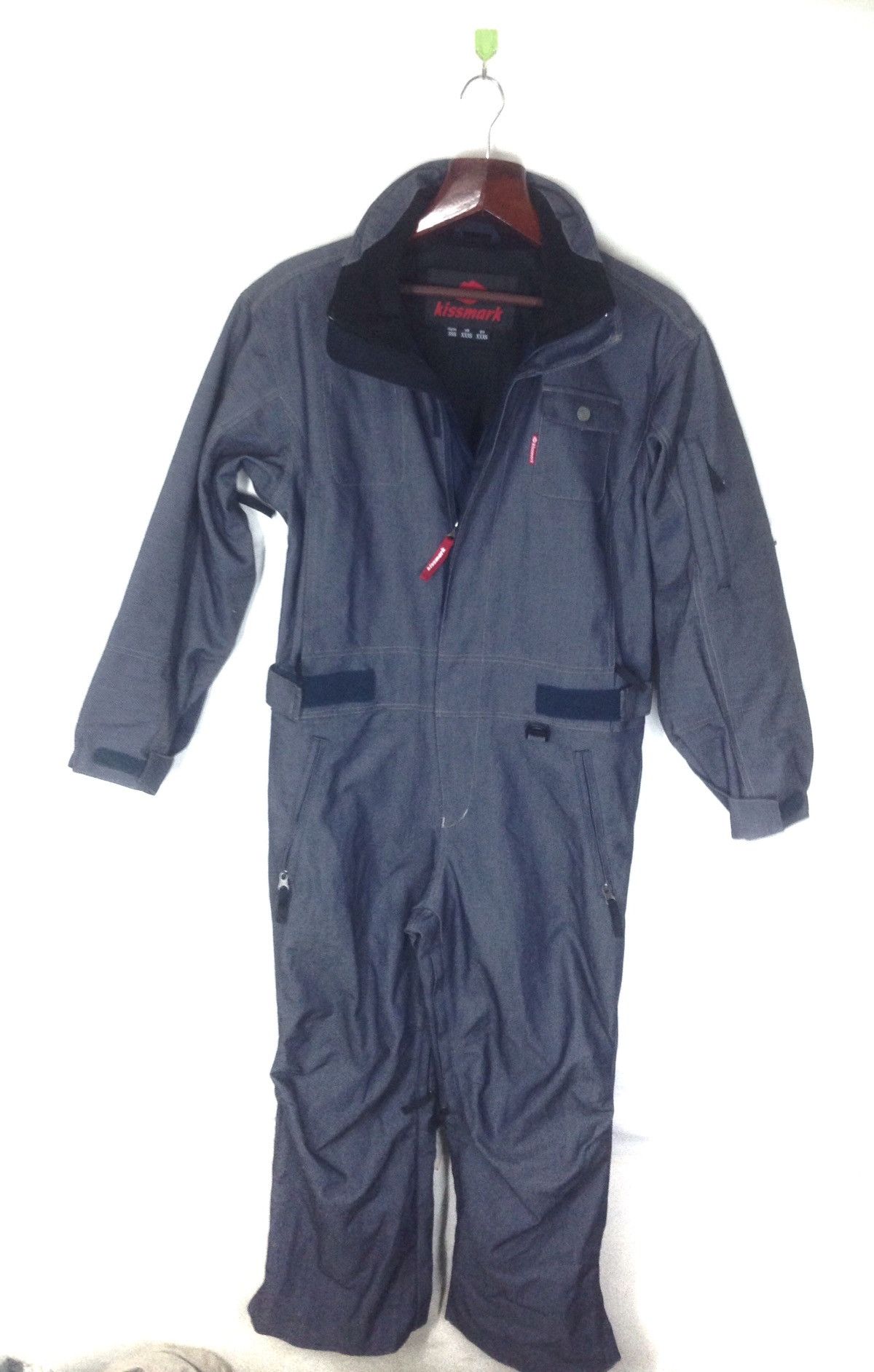 Japanese Brand × Sports Specialties Kissmark Brand Jumpsuit Coverall Indigo Denim Style Size US 38 / EU 54 - 1 Thumbnail