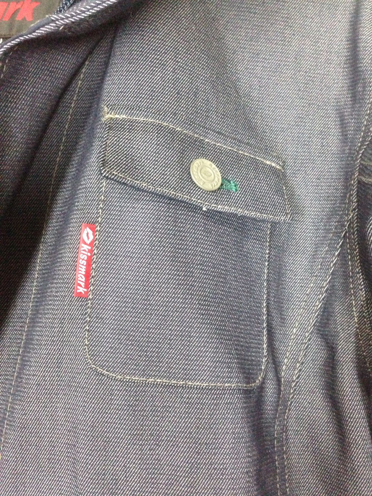 Japanese Brand × Sports Specialties Kissmark Brand Jumpsuit Coverall Indigo Denim Style Size US 38 / EU 54 - 5 Thumbnail