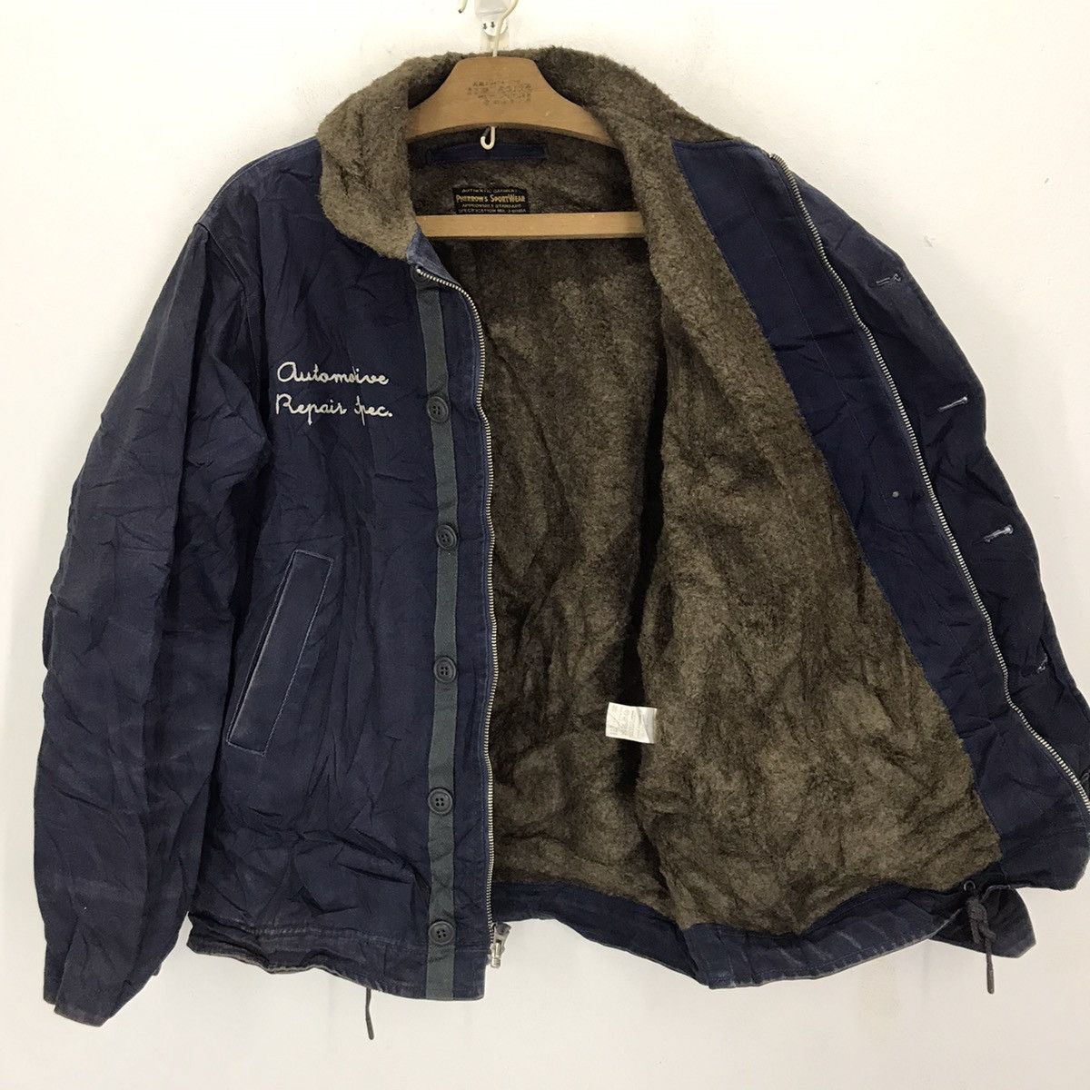 Japanese Brand × Pherrow's × Toyo Enterprises Vtg Pherrows Japan workers embroidery jacket like toyo Size US M / EU 48-50 / 2 - 2 Thumbnail