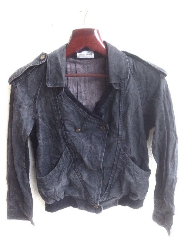 Issey Miyake × Tsumori Chisato Made In Japan Issey Miyake Tsumori Chisato Biker Jacket Size US M / EU 48-50 / 2 - 1 Thumbnail