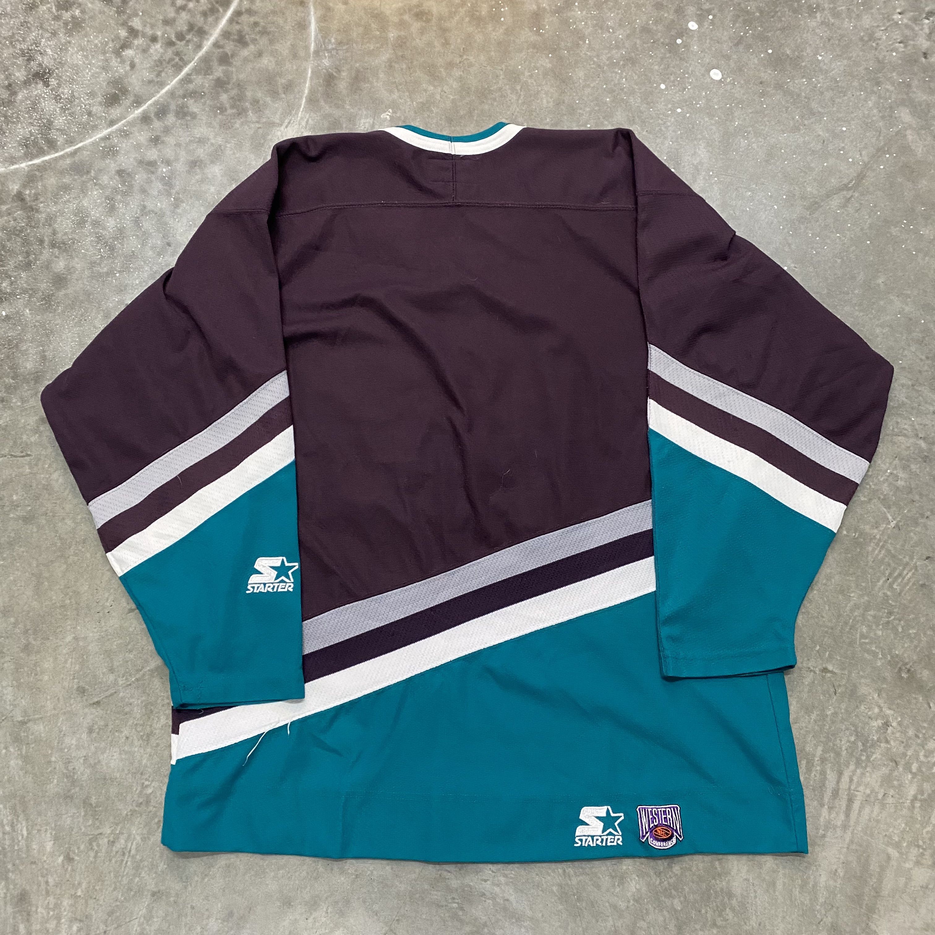 Rare Vintage Starter 2024 Mighty Ducks NHL Jersey XL