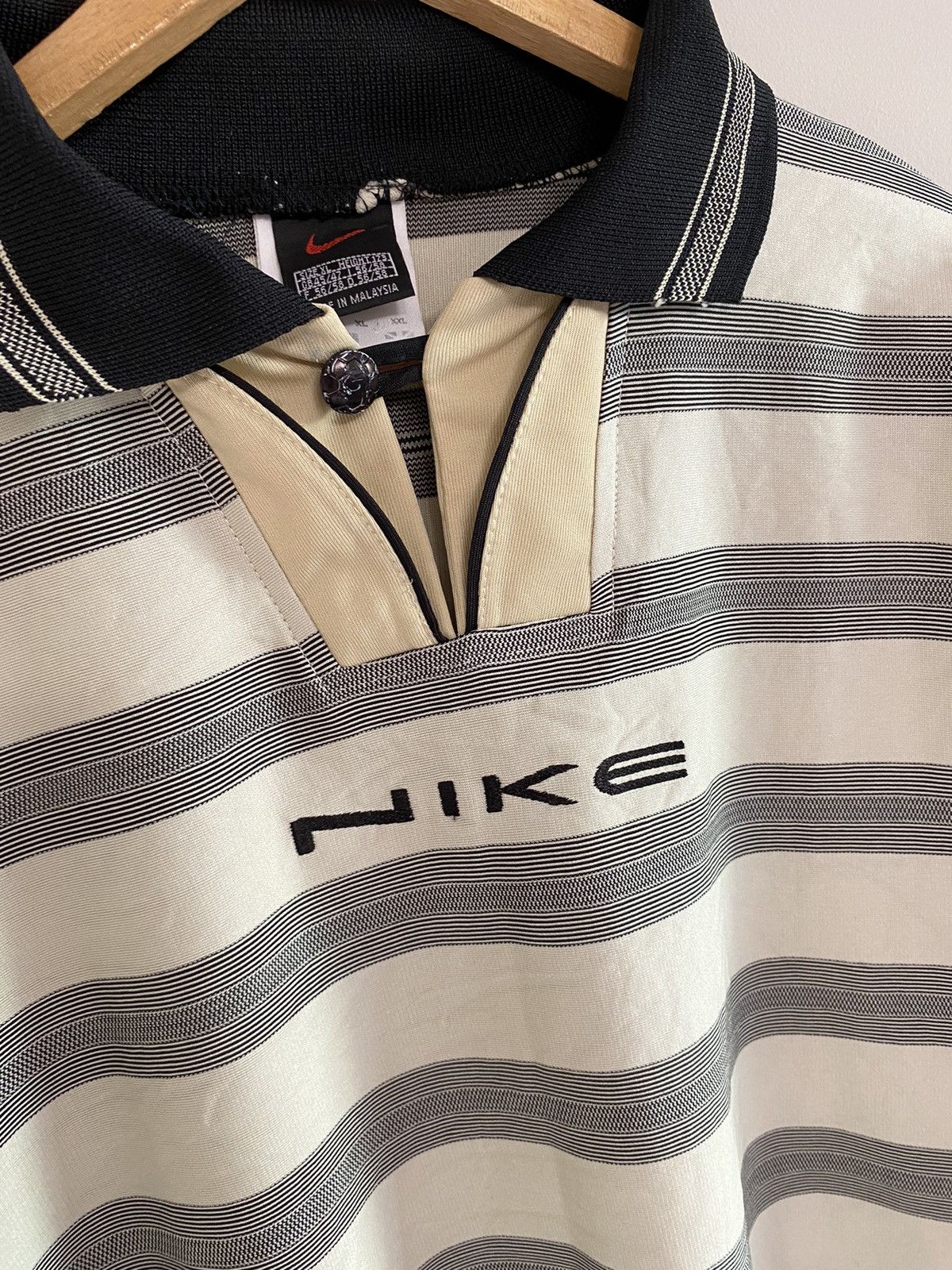 Nike Vintage polo nike spellout logo 90’s Size US XL / EU 56 / 4 - 4 Thumbnail
