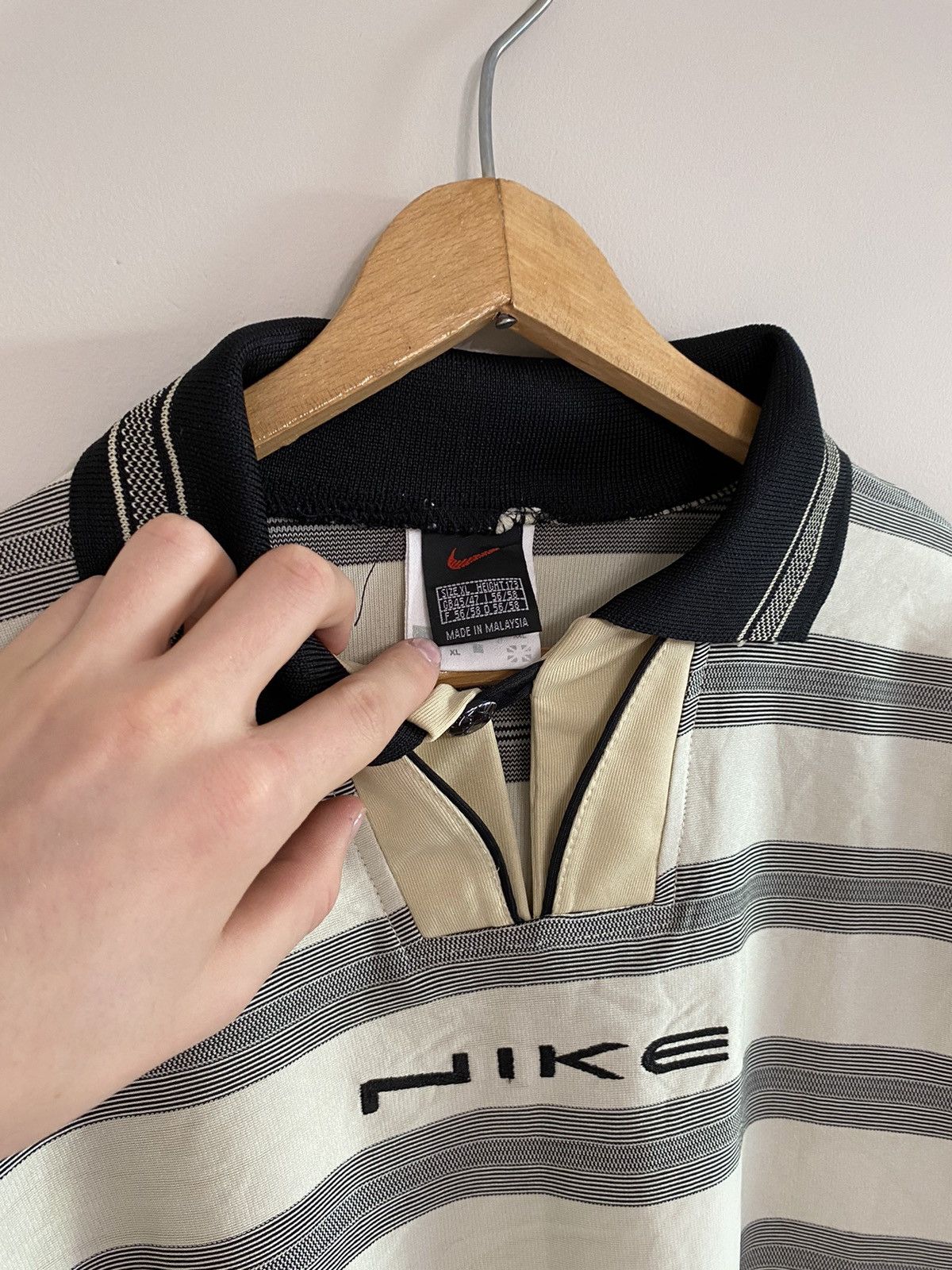 Nike Vintage polo nike spellout logo 90’s Size US XL / EU 56 / 4 - 3 Thumbnail