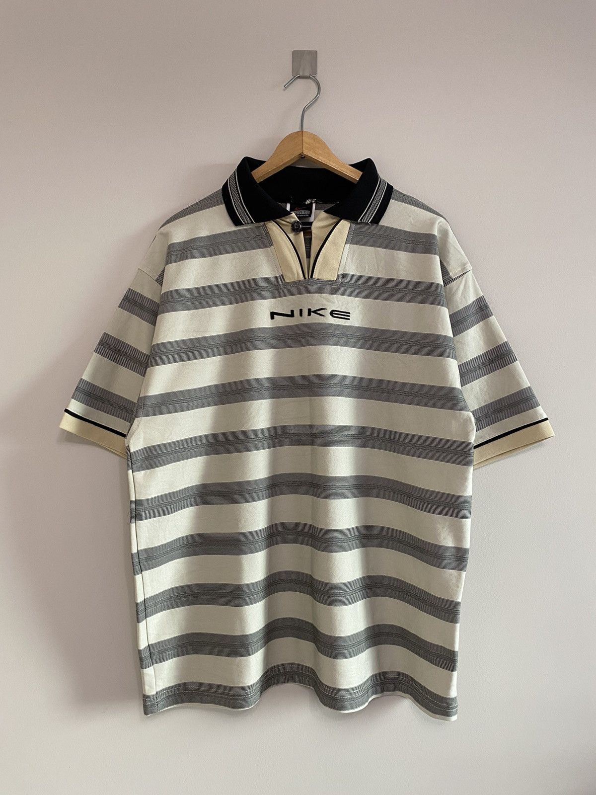 Nike Vintage polo nike spellout logo 90’s Size US XL / EU 56 / 4 - 1 Thumbnail
