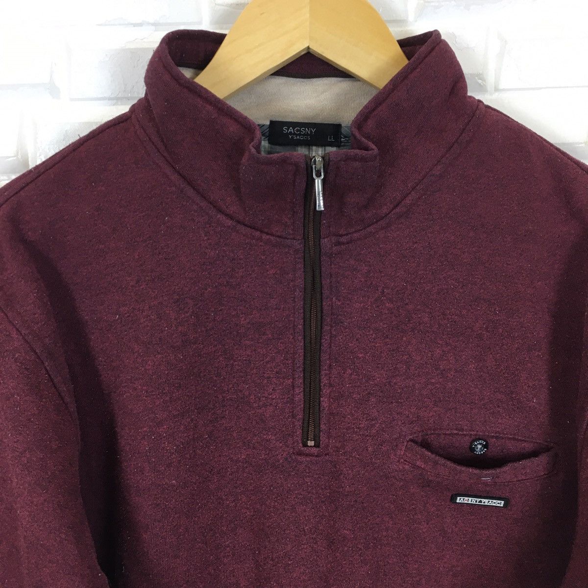 Japanese Brand SACSNY Y’SACCS BY YOHJI YAMAMOTO LONG SLEEVE Size US M / EU 48-50 / 2 - 6 Thumbnail