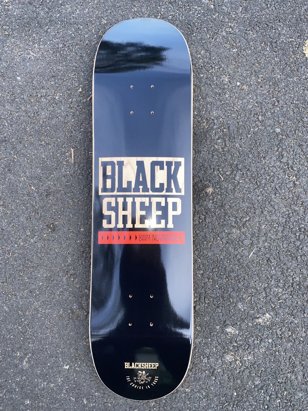 BLACK SHEEP WOOD GRAIN skate board deck NEW