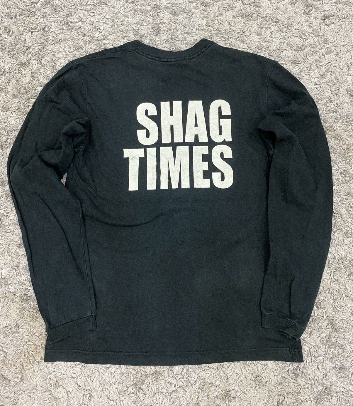Neighborhood Vintage 2002 Neighborhood Shag Times Long Sleeve Black Tee Size US M / EU 48-50 / 2 - 4 Thumbnail